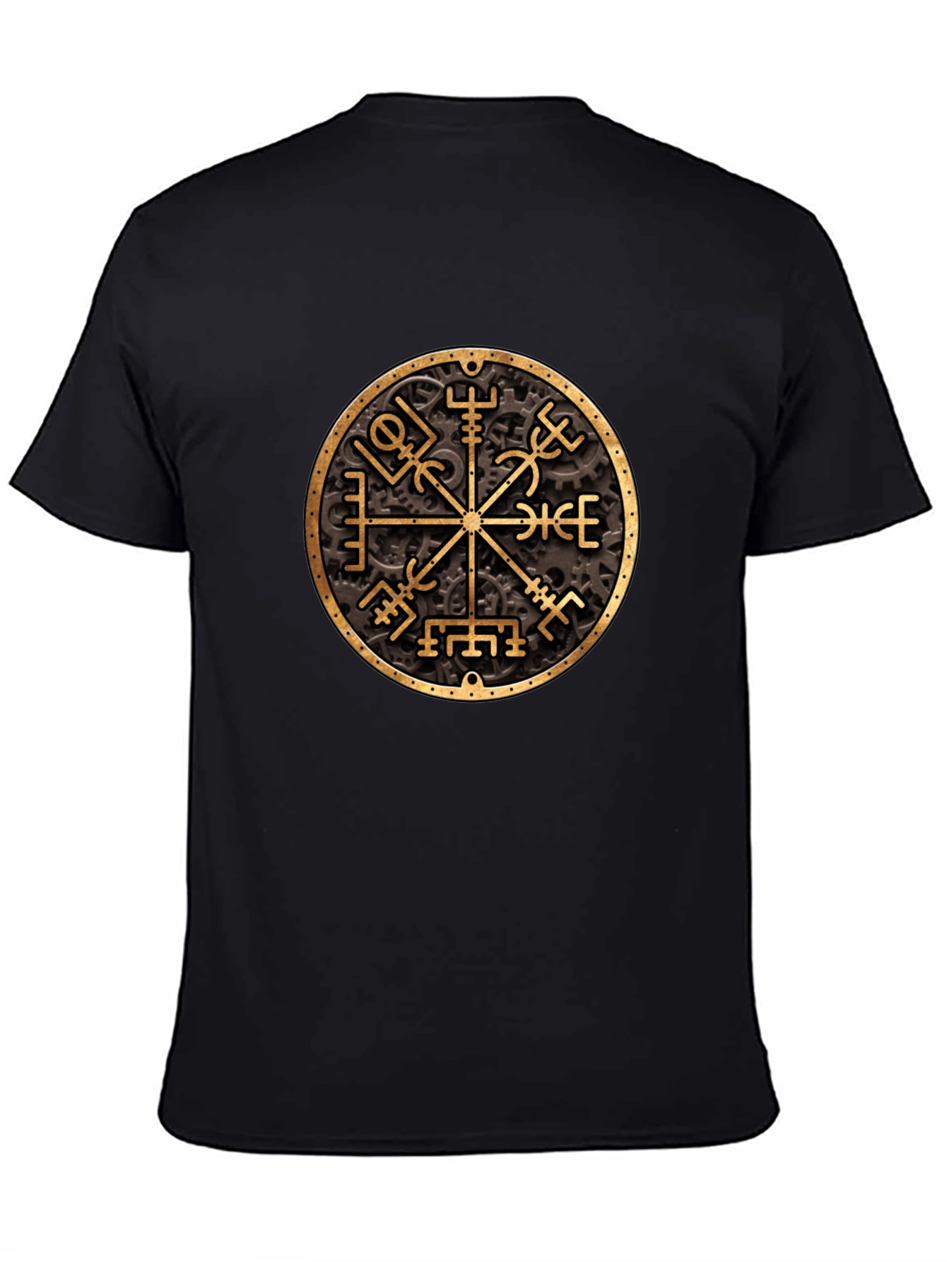 Vegvisir Compass Black T-Shirt