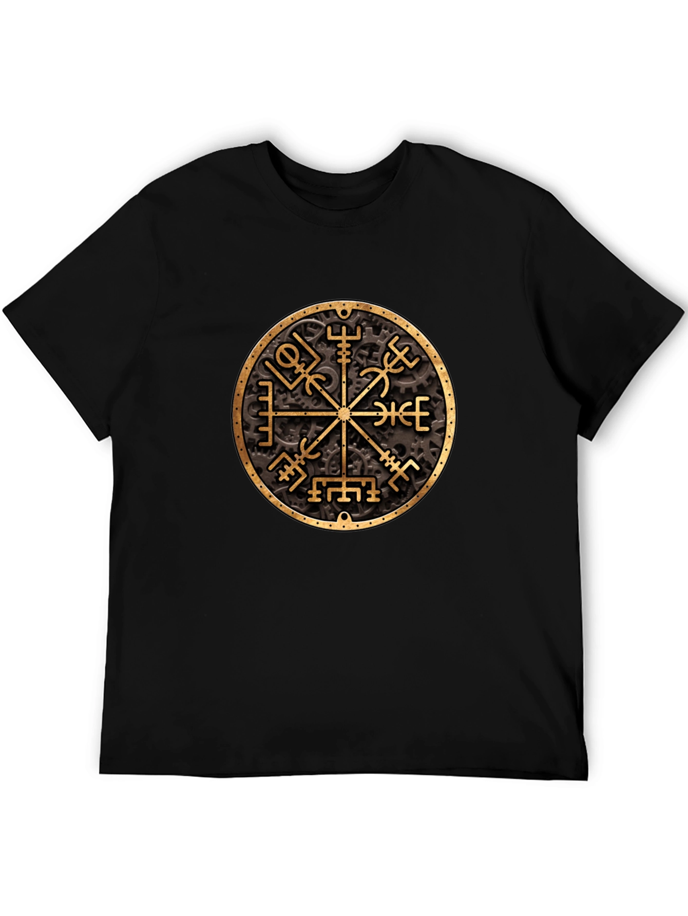 Vegvisir Compass Black T-Shirt