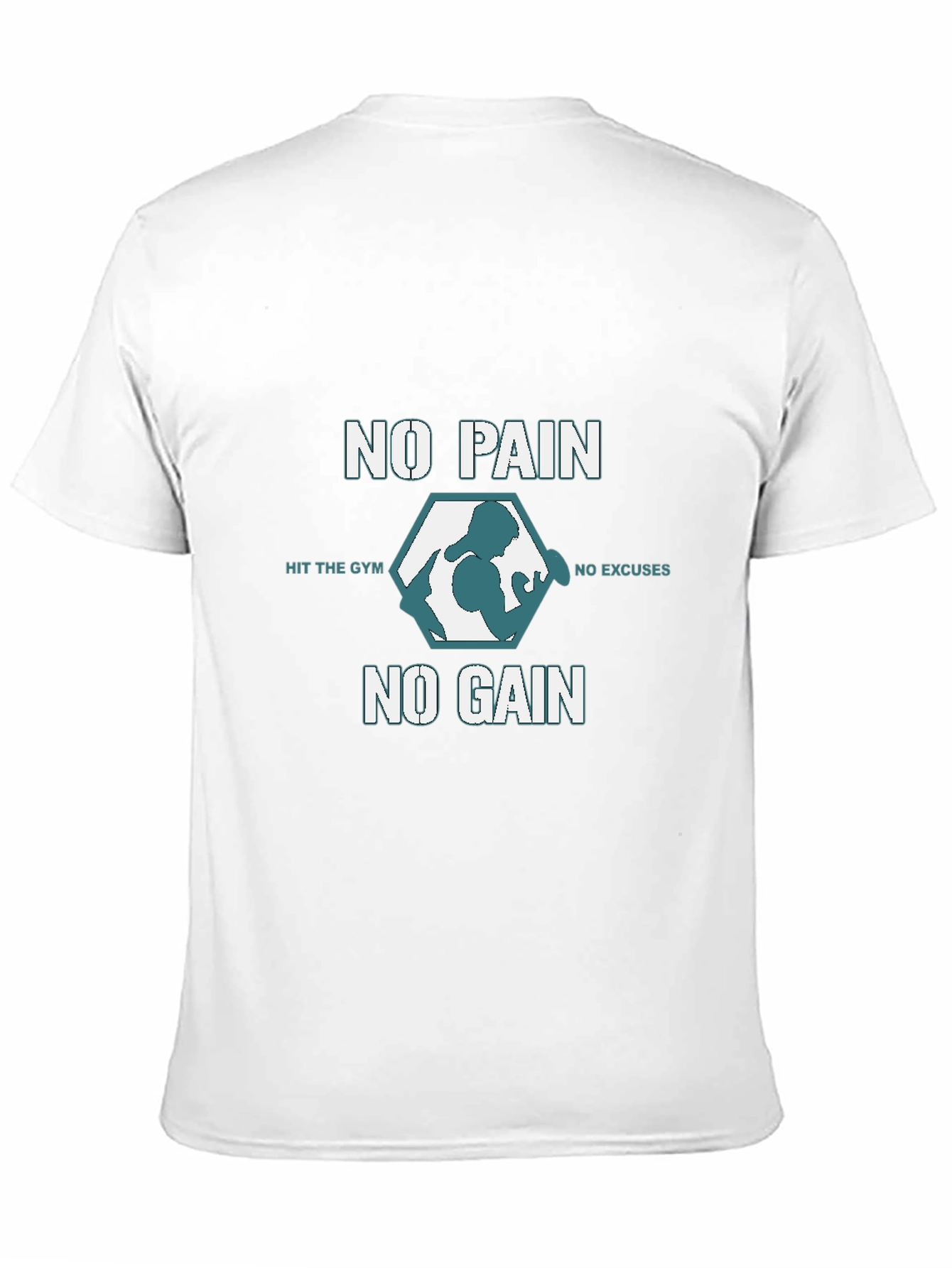 No Pain No Gain Gym T-Shirt - Black