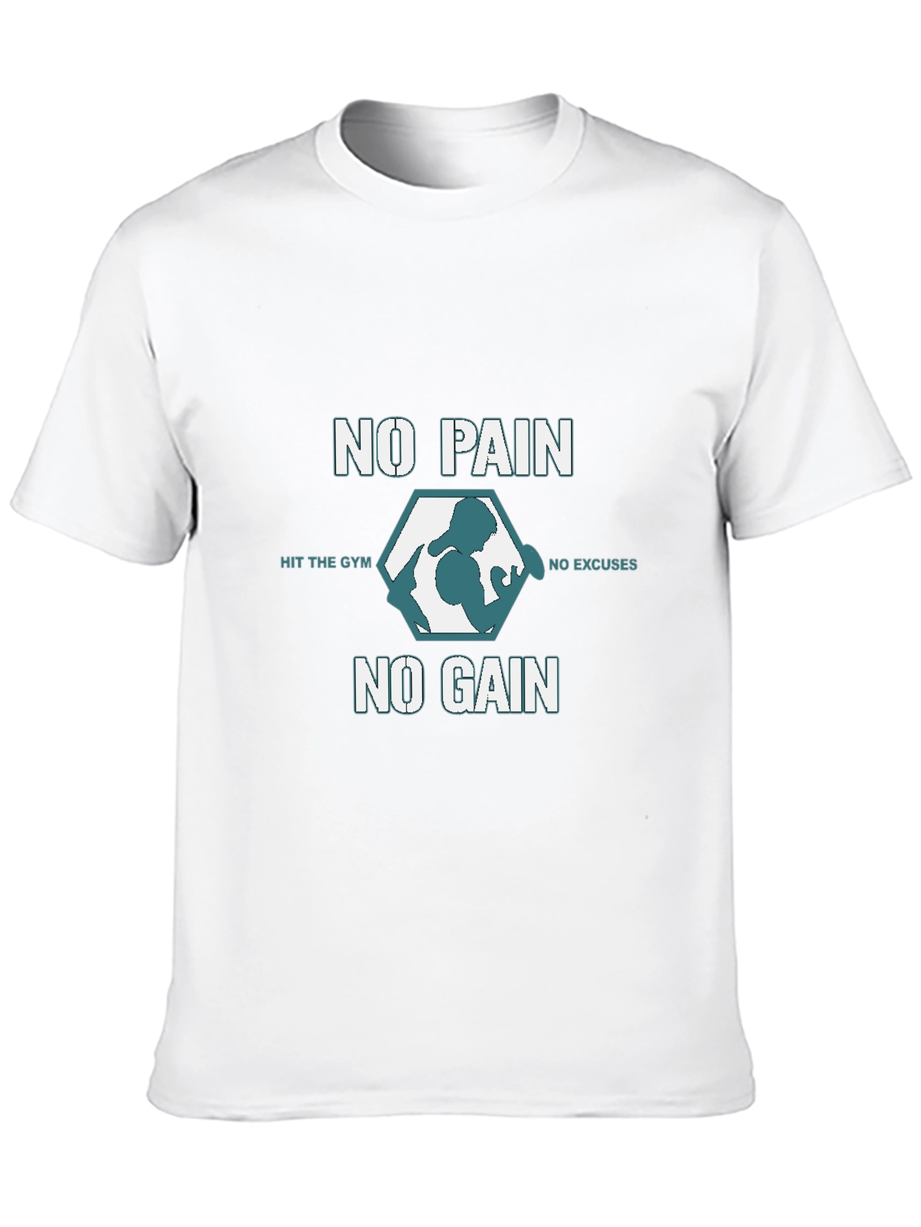 No Pain No Gain Gym T-Shirt - Black