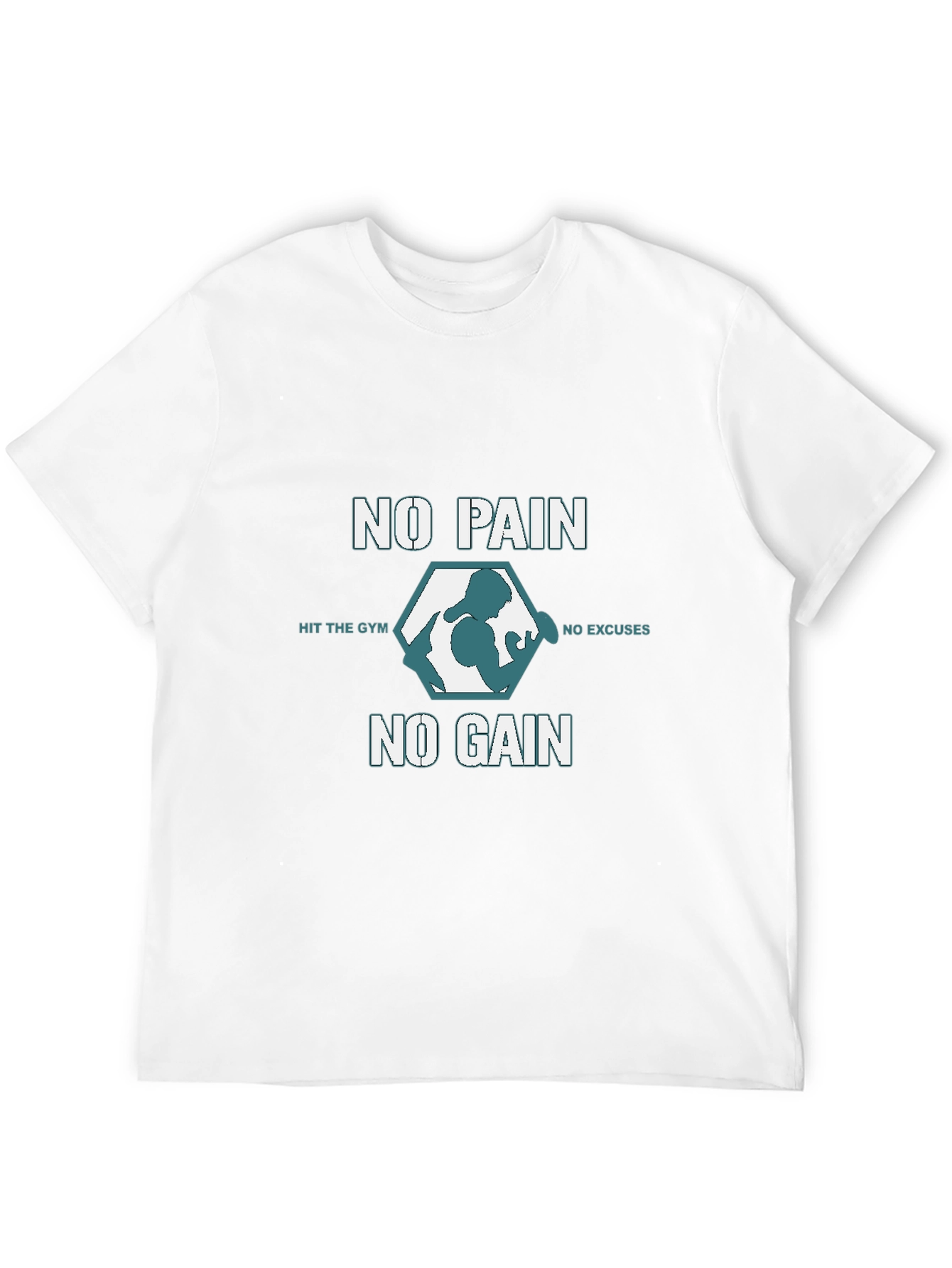 No Pain No Gain Gym T-Shirt - Black