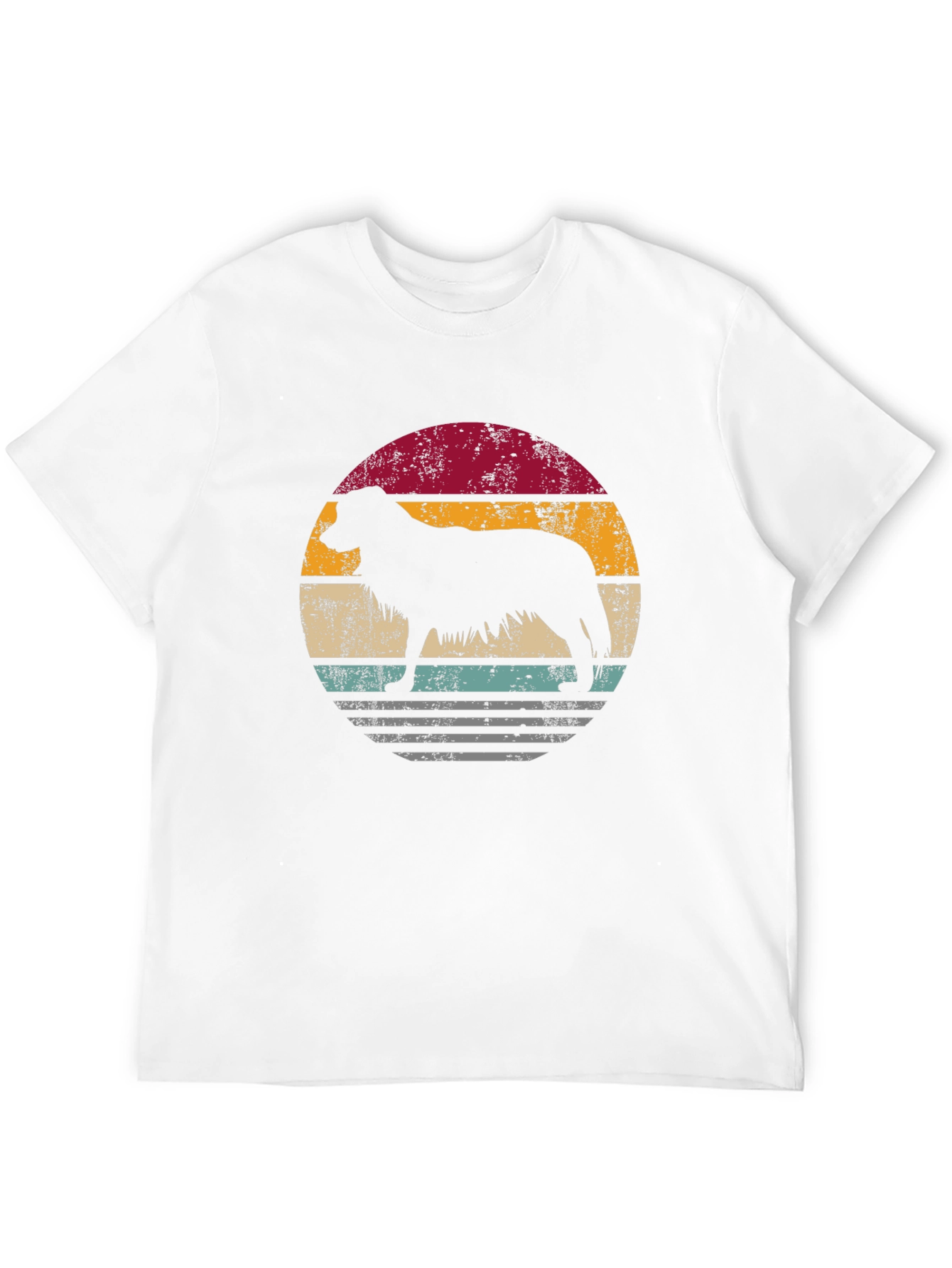 Retro Dog Silhouette Graphic Tee