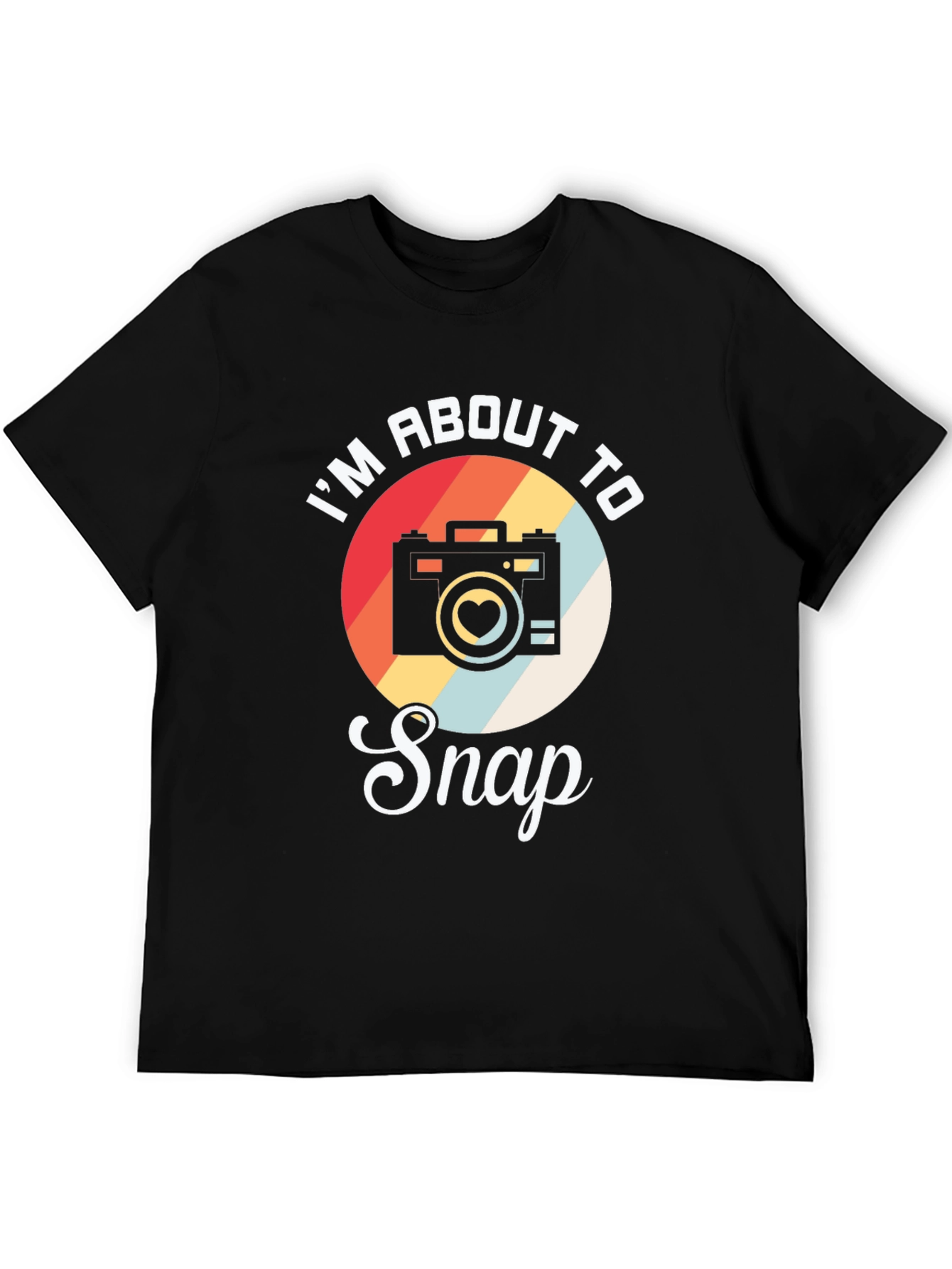 Retro Camera T-Shirt - Im About To Snap