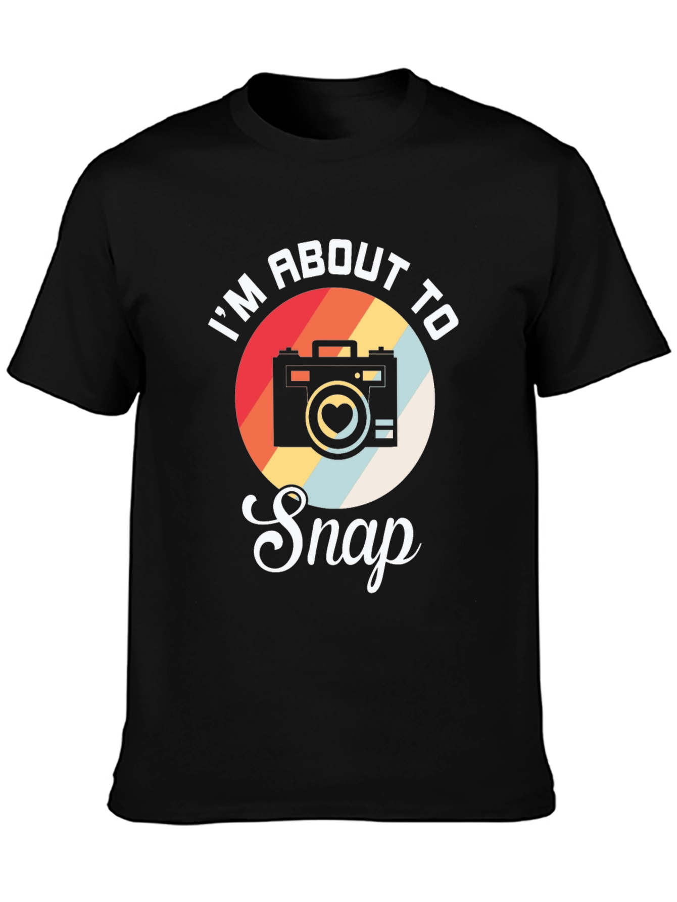 Retro Camera T-Shirt - Im About To Snap