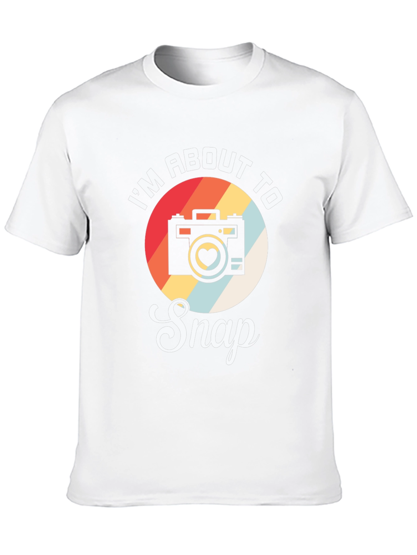 Retro Camera T-Shirt - Im About To Snap