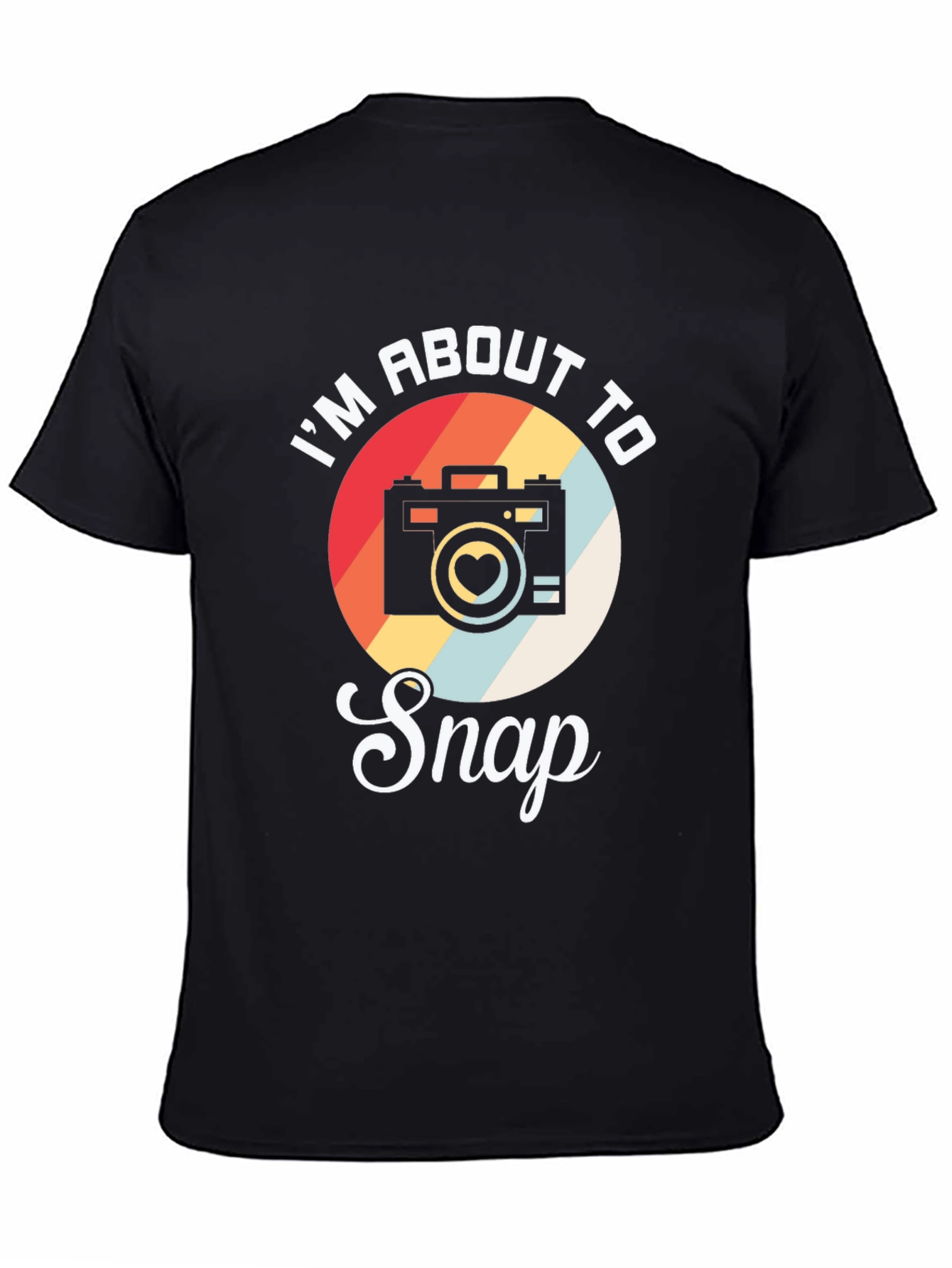 Retro Camera T-Shirt - Im About To Snap