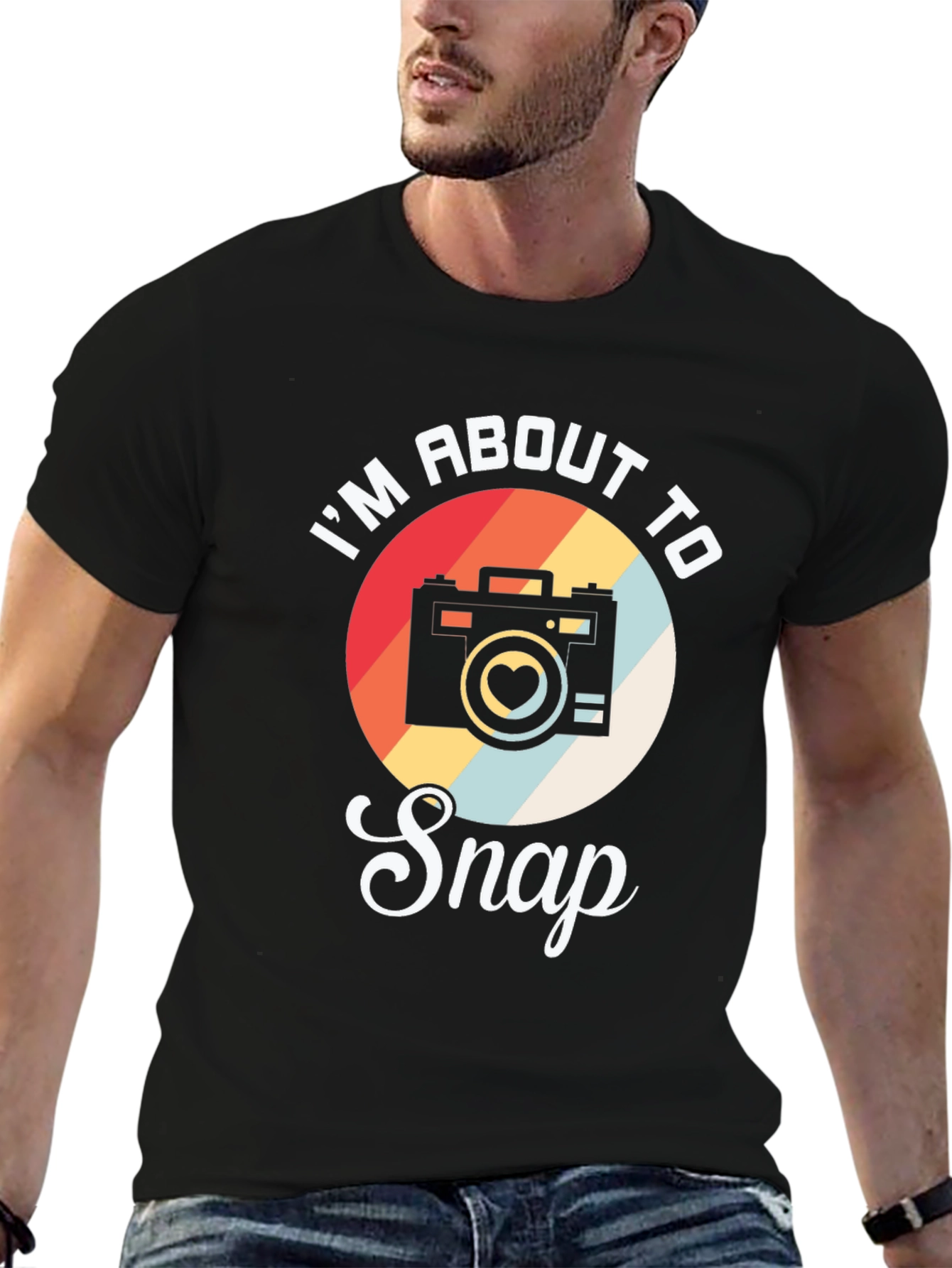 Retro Camera T-Shirt - Im About To Snap
