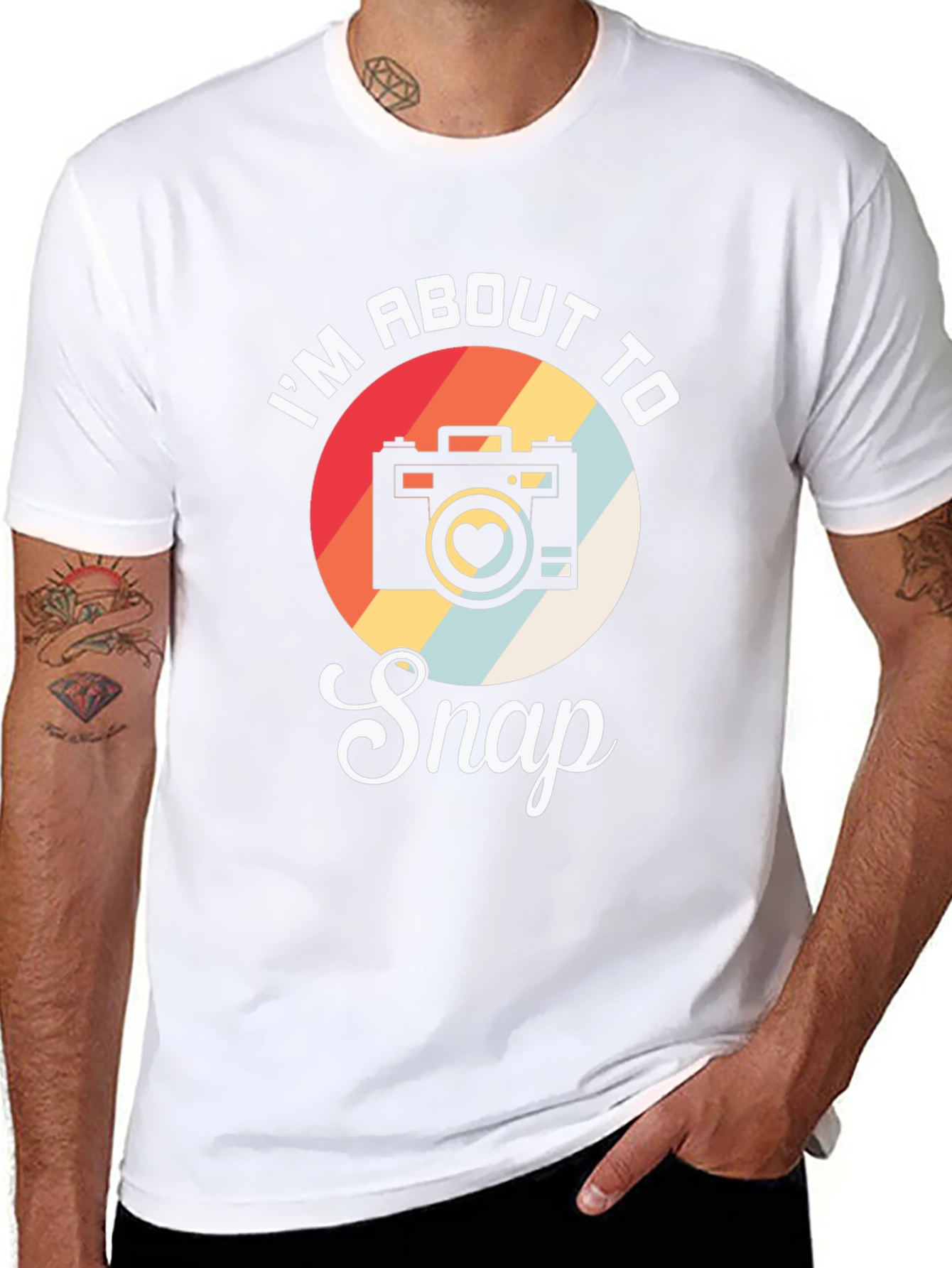 Retro Camera T-Shirt - Im About To Snap