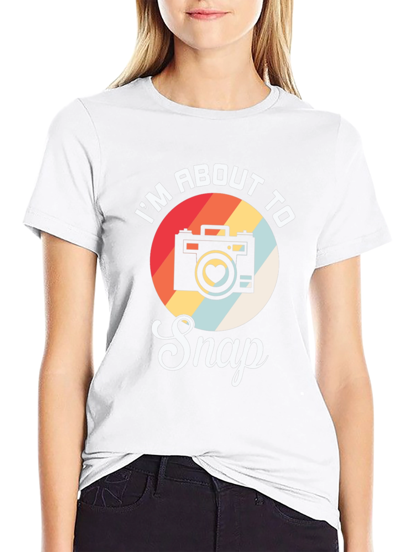 Retro Camera T-Shirt - Im About To Snap
