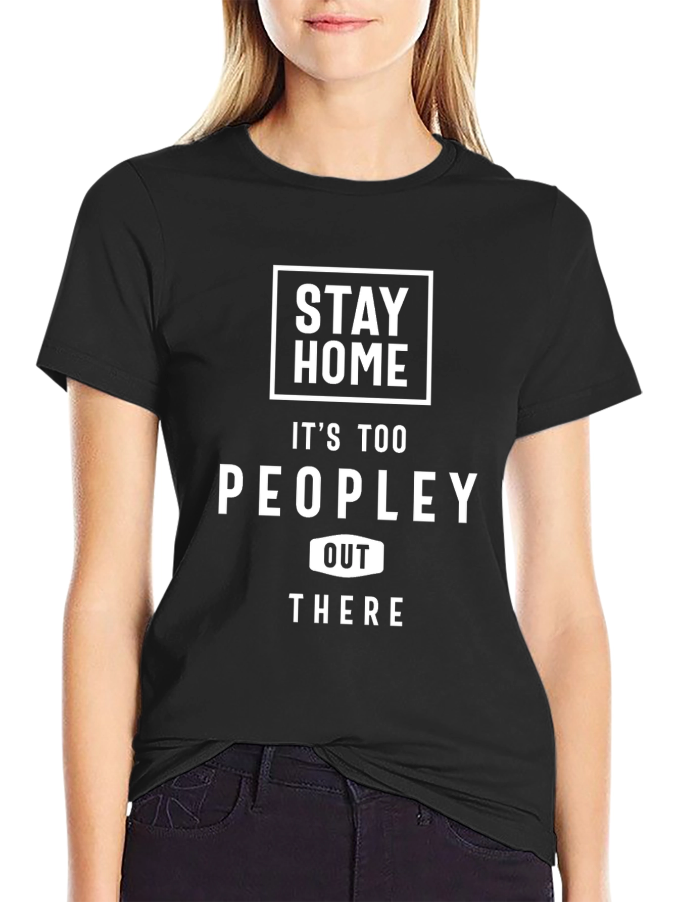 Stay Home Funny T-Shirt