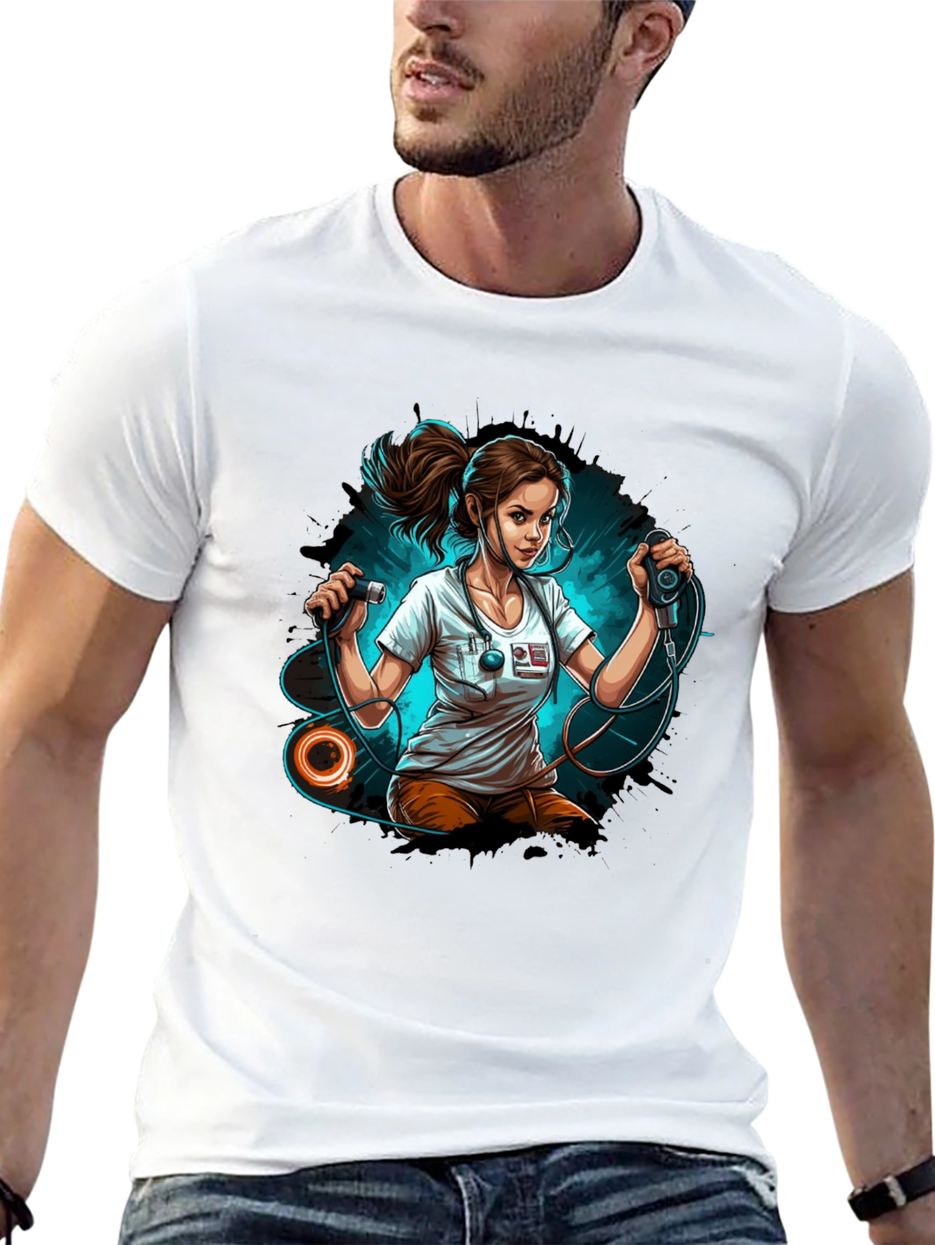 Nurse T-Shirt - Fitness Professional Graphic Tee