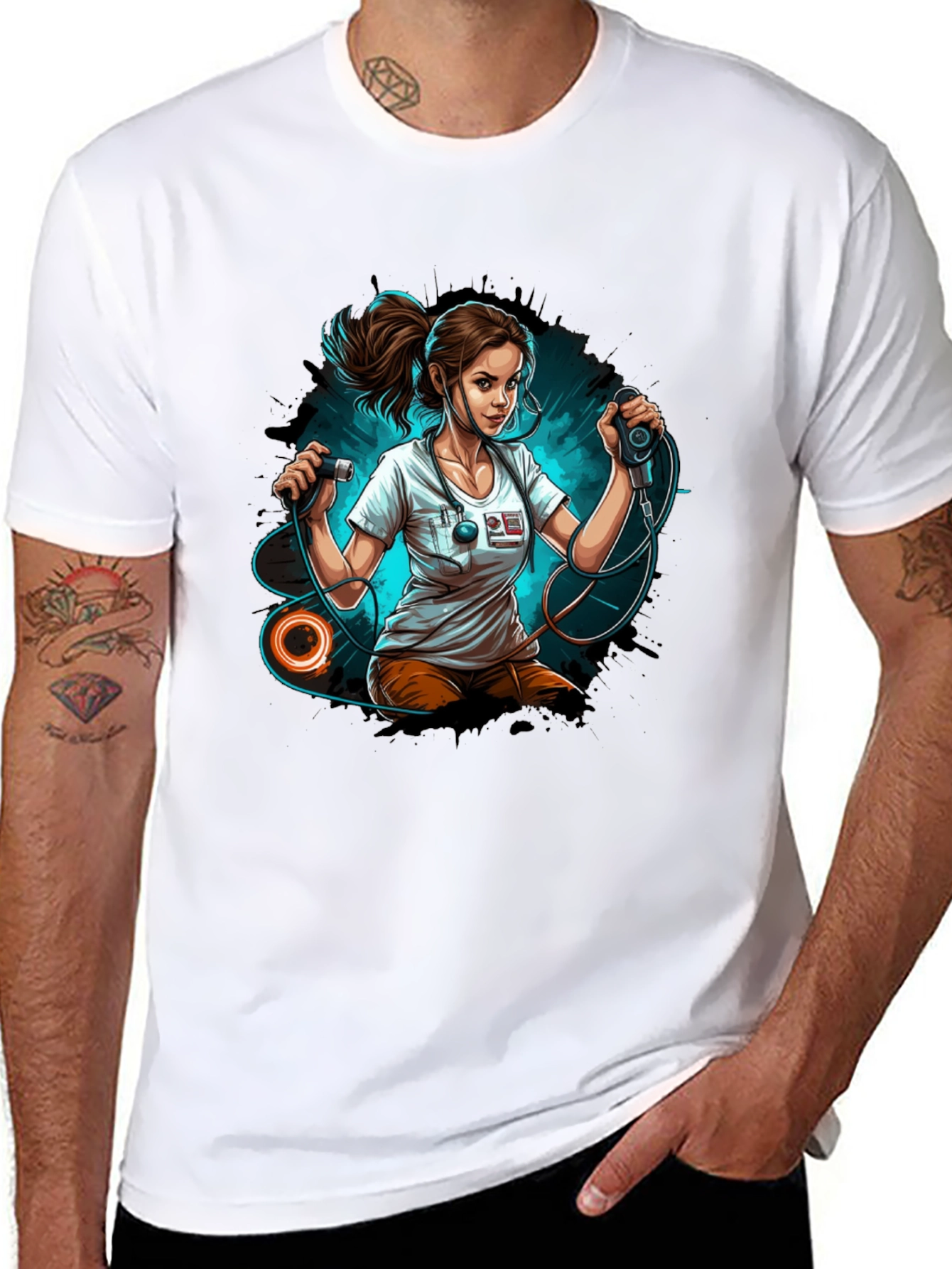 Nurse T-Shirt - Fitness Professional Graphic Tee
