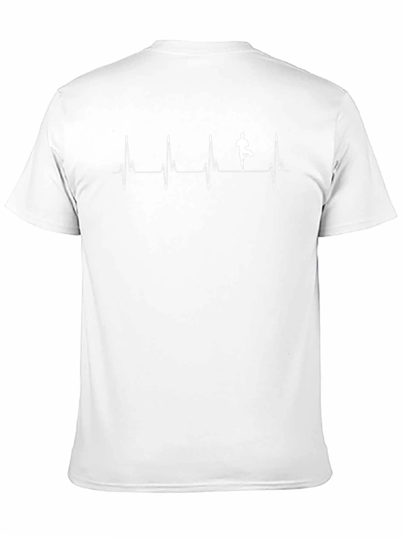 Yoga Heartbeat T-Shirt - Tree Pose Graphic Tee