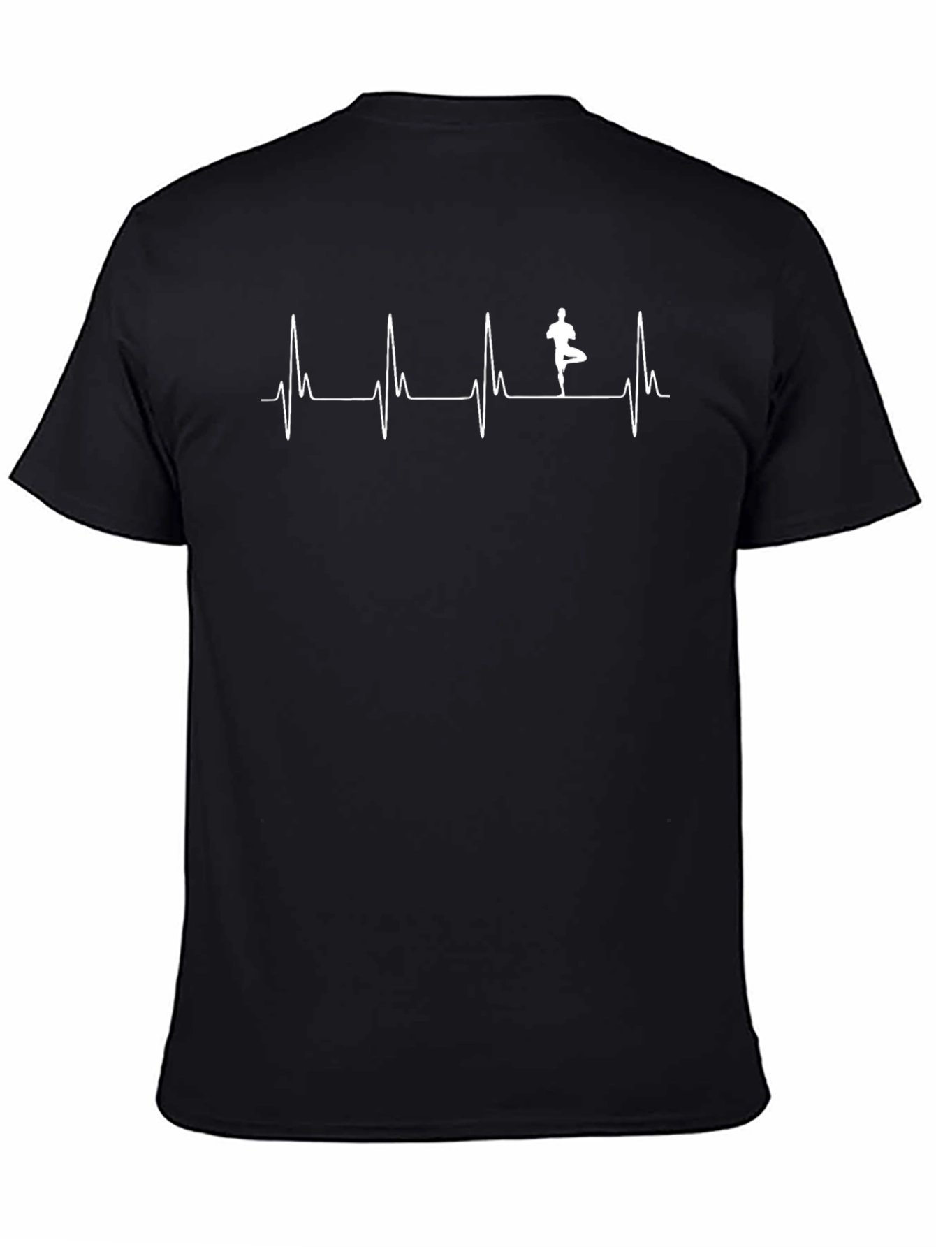 Yoga Heartbeat T-Shirt - Tree Pose Graphic Tee