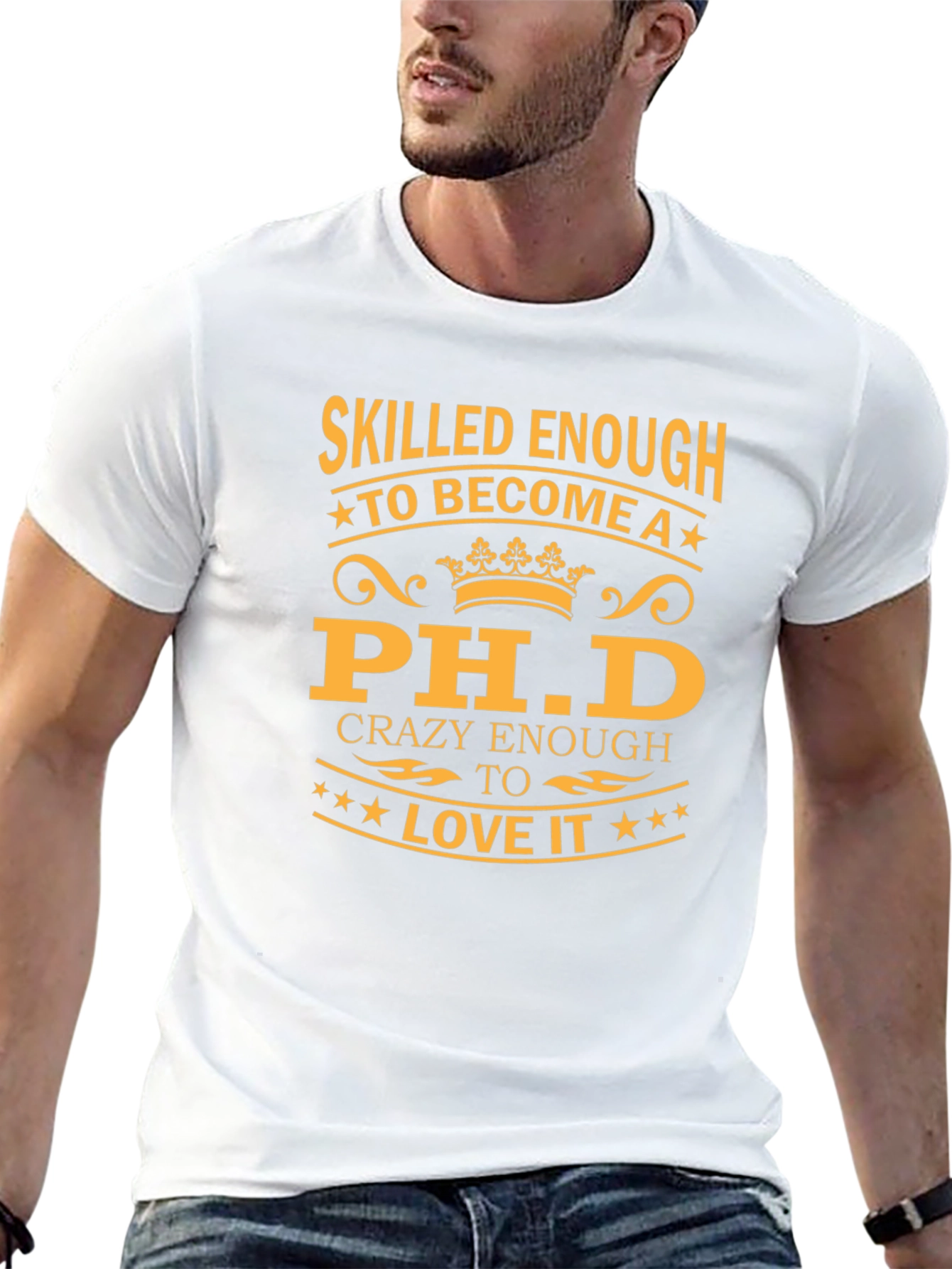 Skilled Enough Ph.D. Black T-Shirt