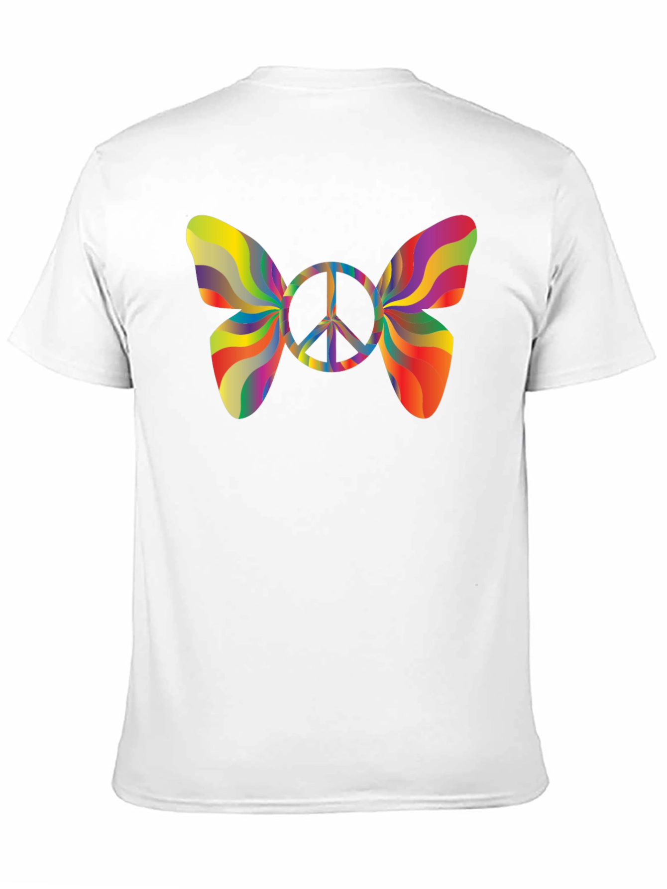 Peace Butterfly T-Shirt - Groovy Retro Style