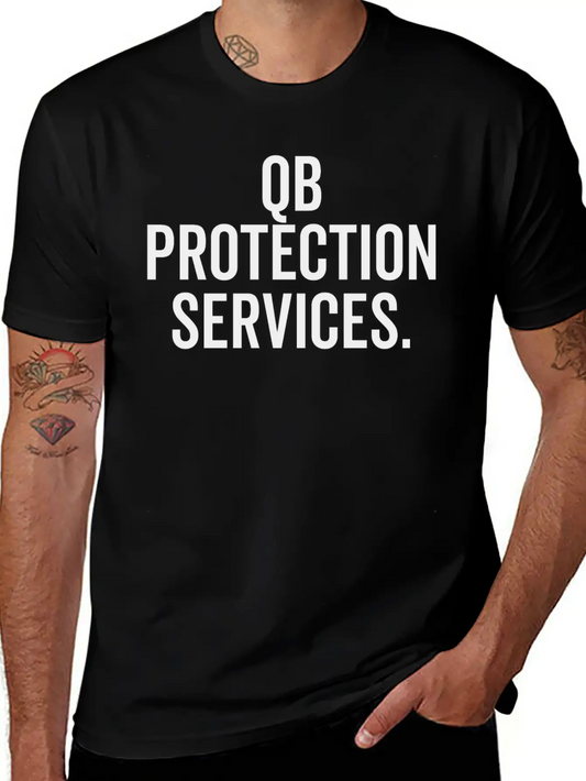 QB Protection Services Classic Fit Graphic Tee For Daily Comfort – Unisex Cotton Shirt