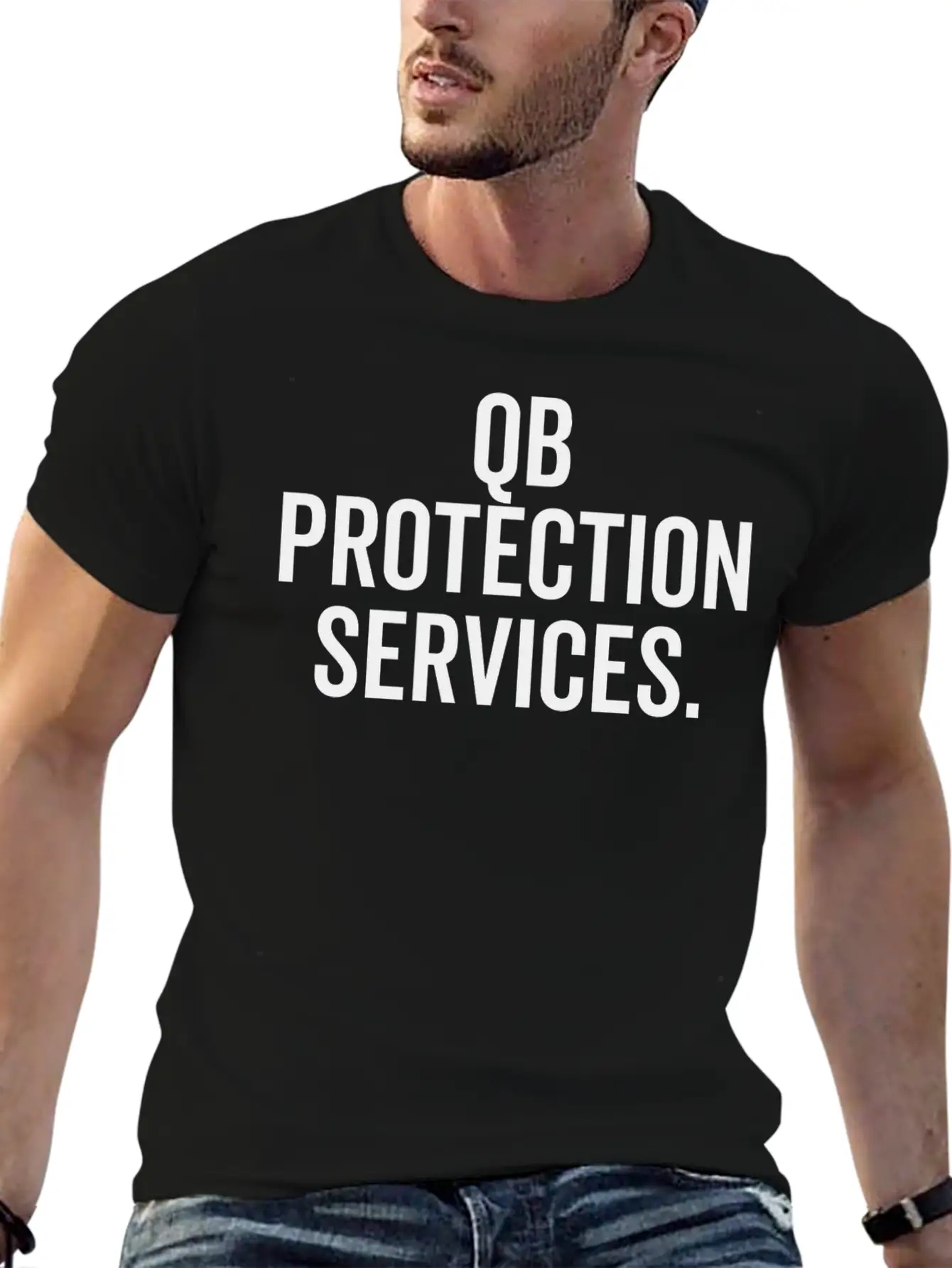QB Protection Services Classic Fit Graphic Tee For Daily Comfort – Unisex Cotton Shirt