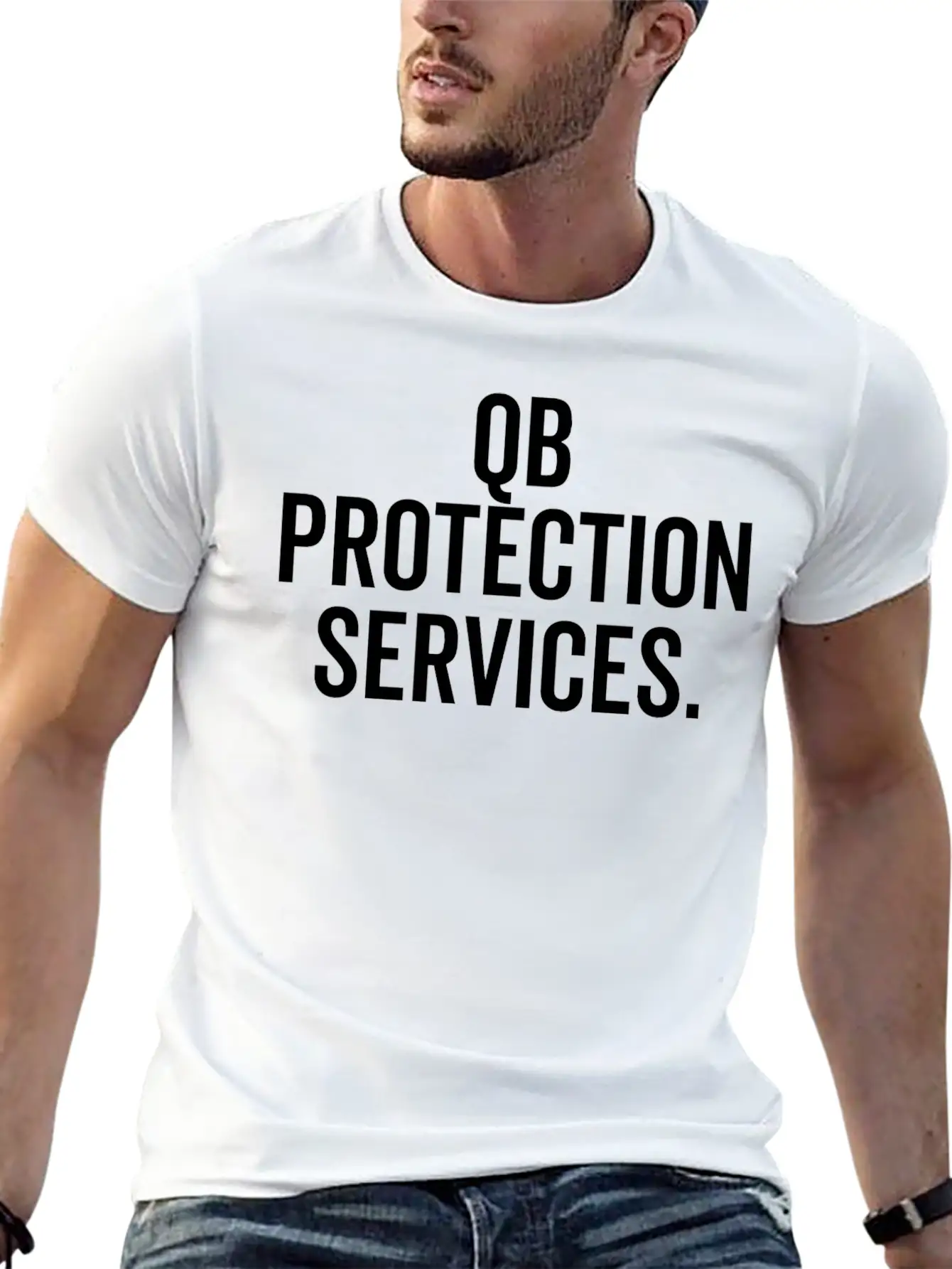 QB Protection Services Classic Fit Graphic Tee For Daily Comfort – Unisex Cotton Shirt