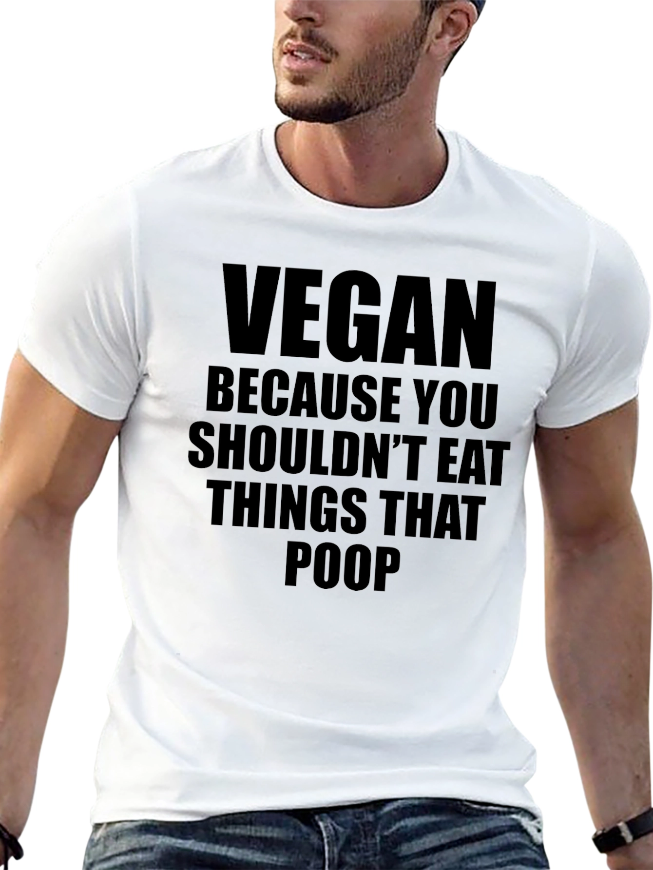 Vegan T-Shirt - Dont Eat Things That Poop Tee