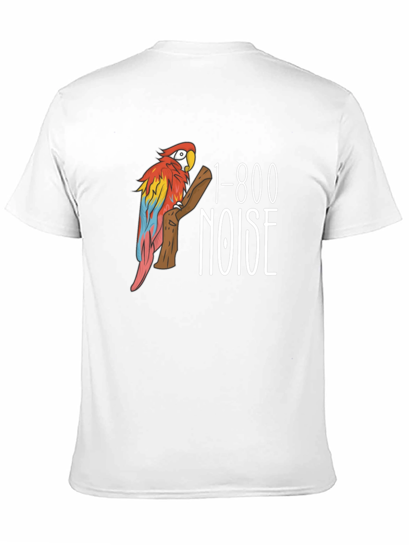 1-800 Noise Parrot Graphic T-Shirt