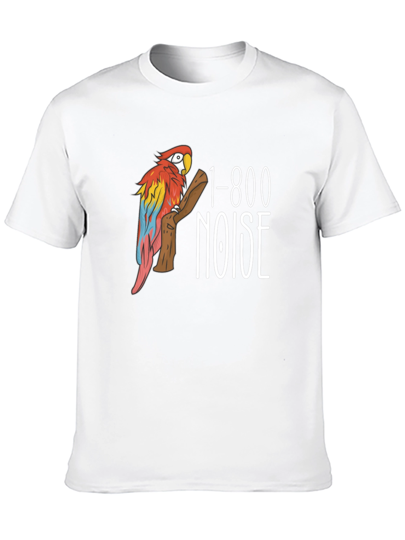 1-800 Noise Parrot Graphic T-Shirt