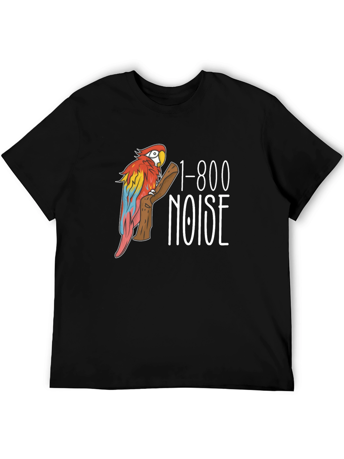 1-800 Noise Parrot Graphic T-Shirt