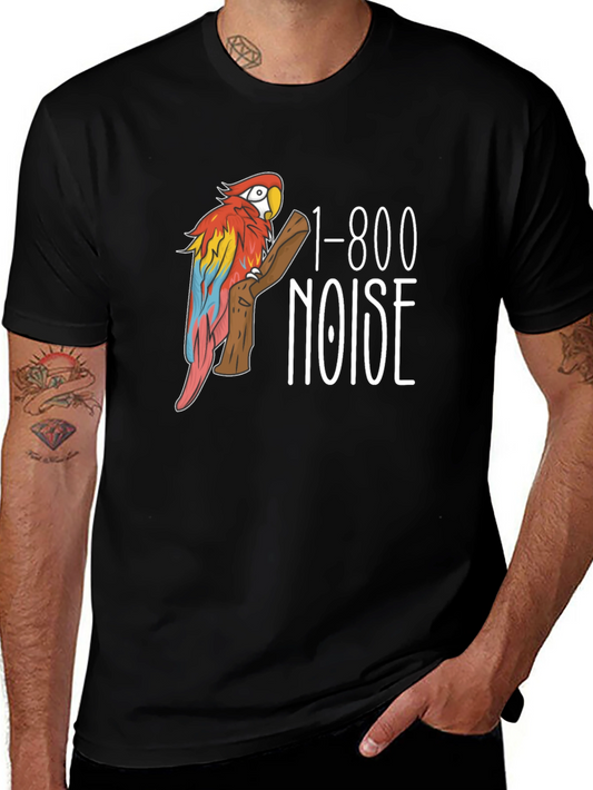 1-800 Noise Parrot Graphic T-Shirt