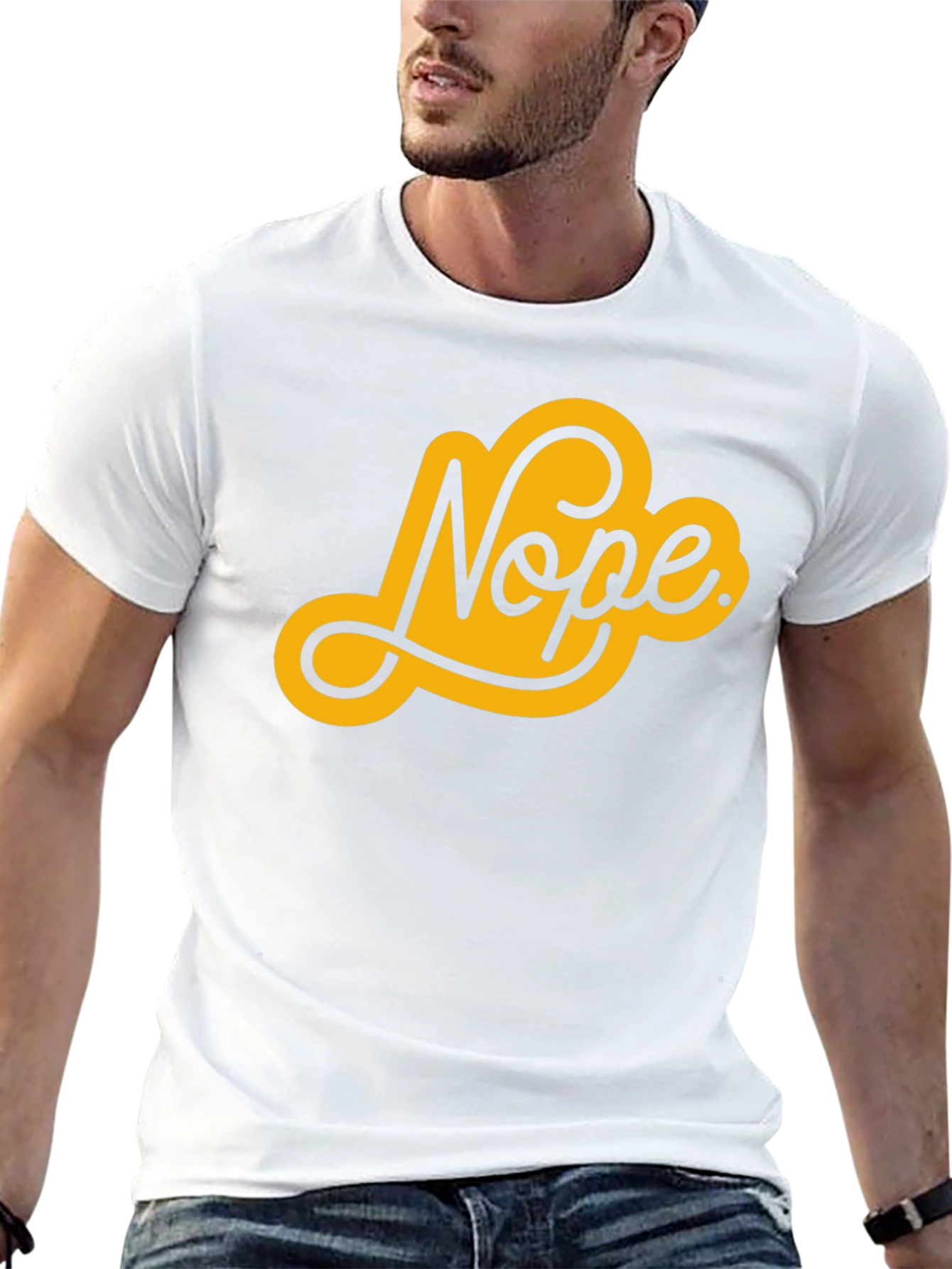 Nope Graphic Tee - Stylish Casual Comfort