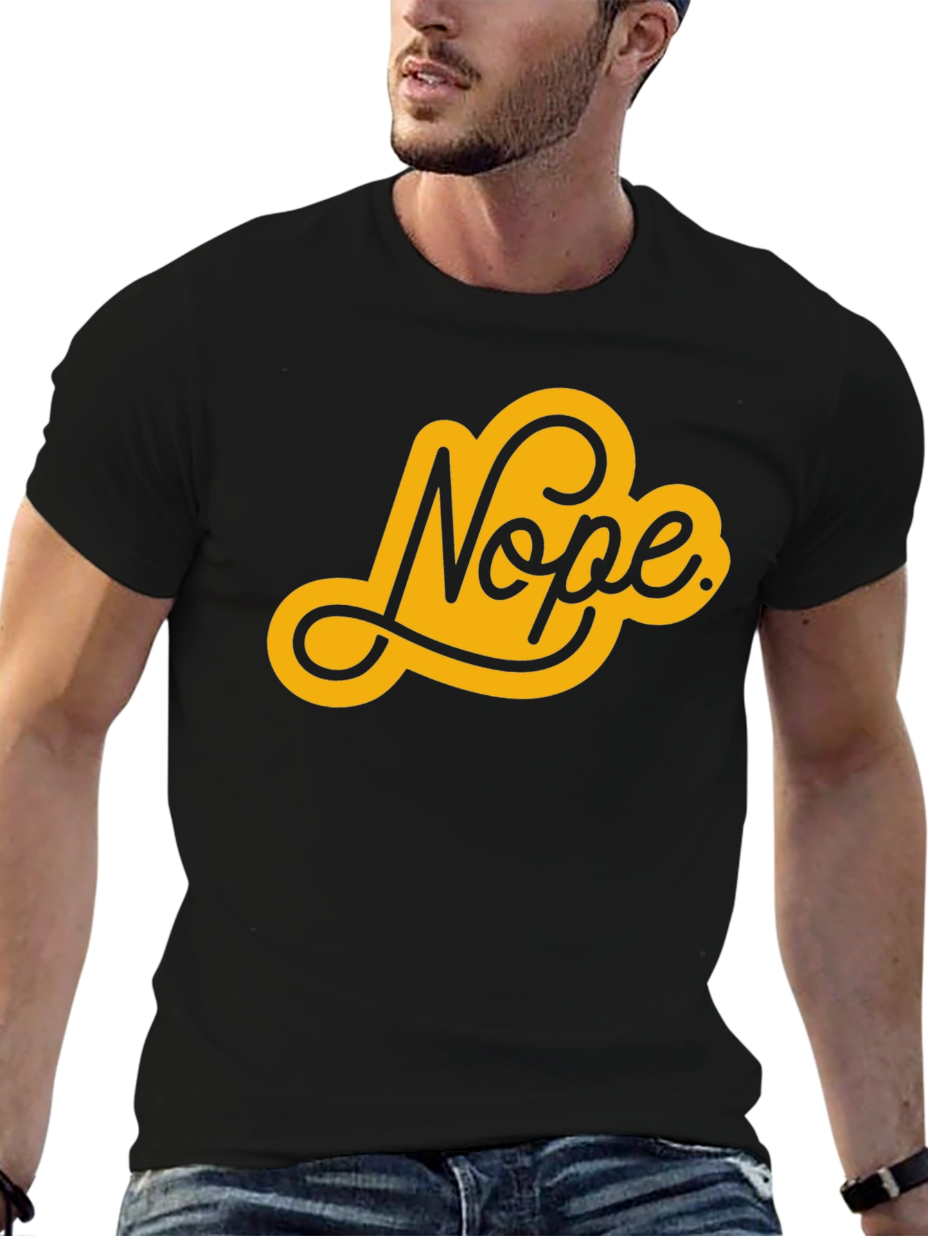 Nope Graphic Tee - Stylish Casual Comfort
