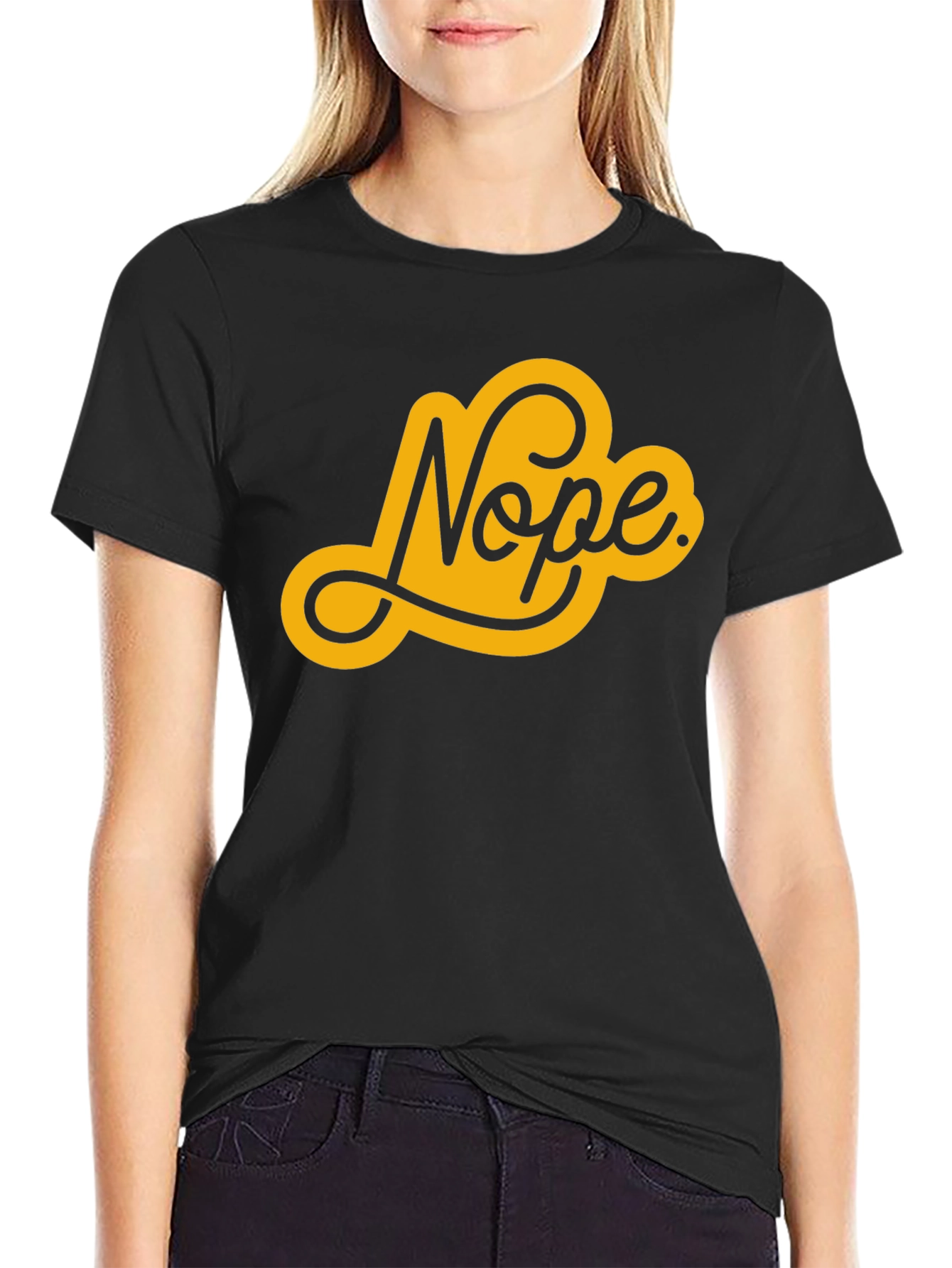 Nope Graphic Tee - Stylish Casual Comfort