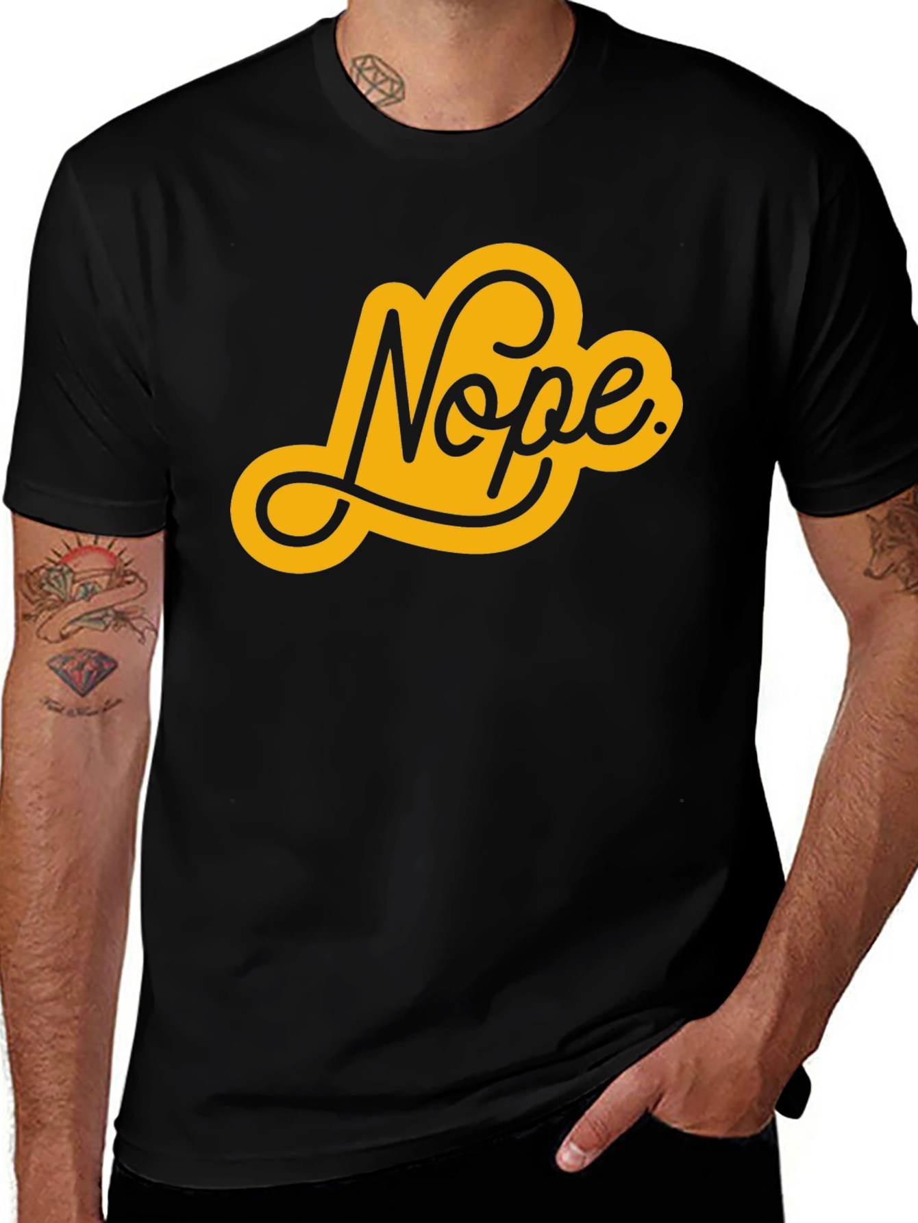 Nope Graphic Tee - Stylish Casual Comfort