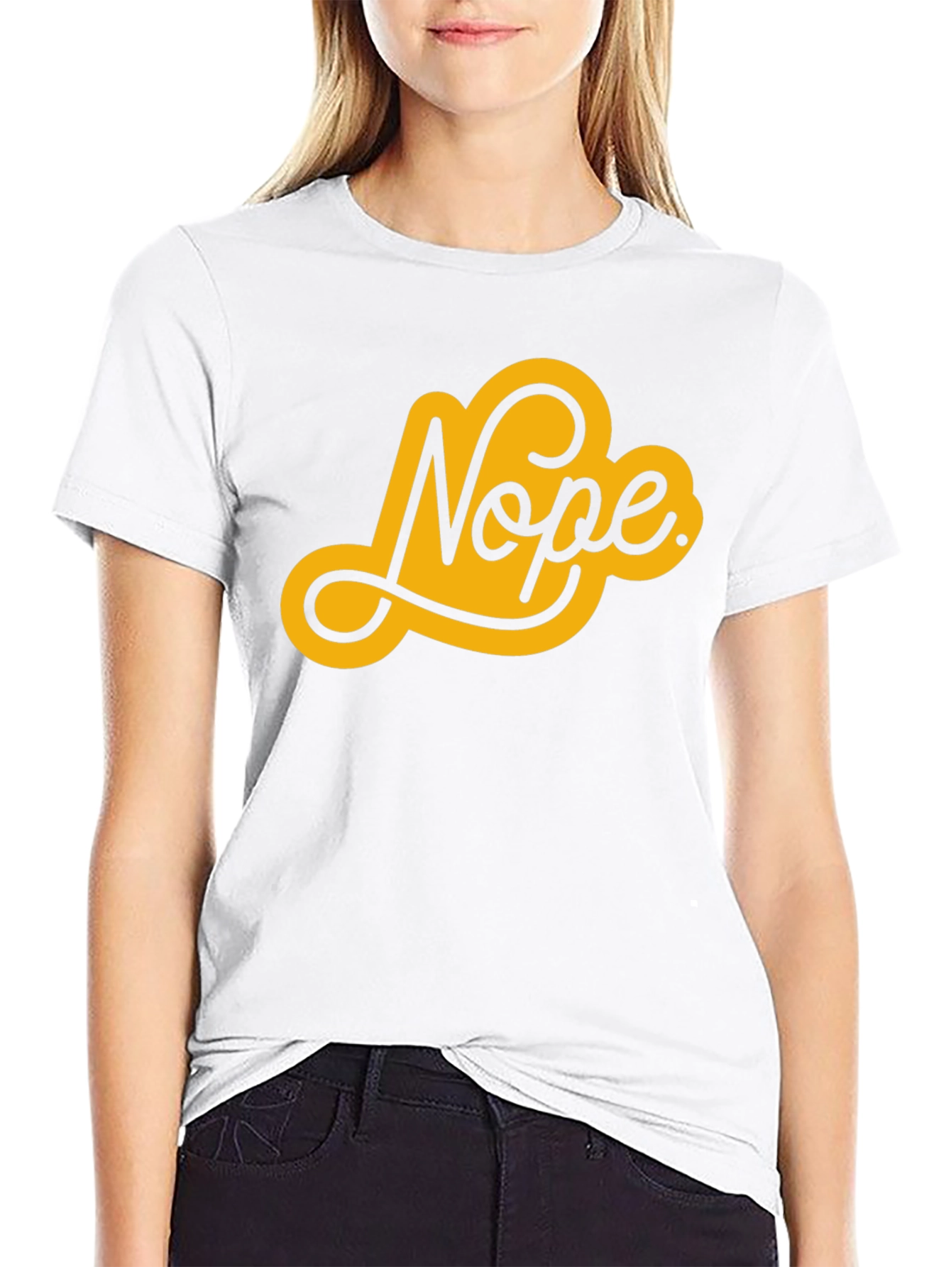 Nope Graphic Tee - Stylish Casual Comfort