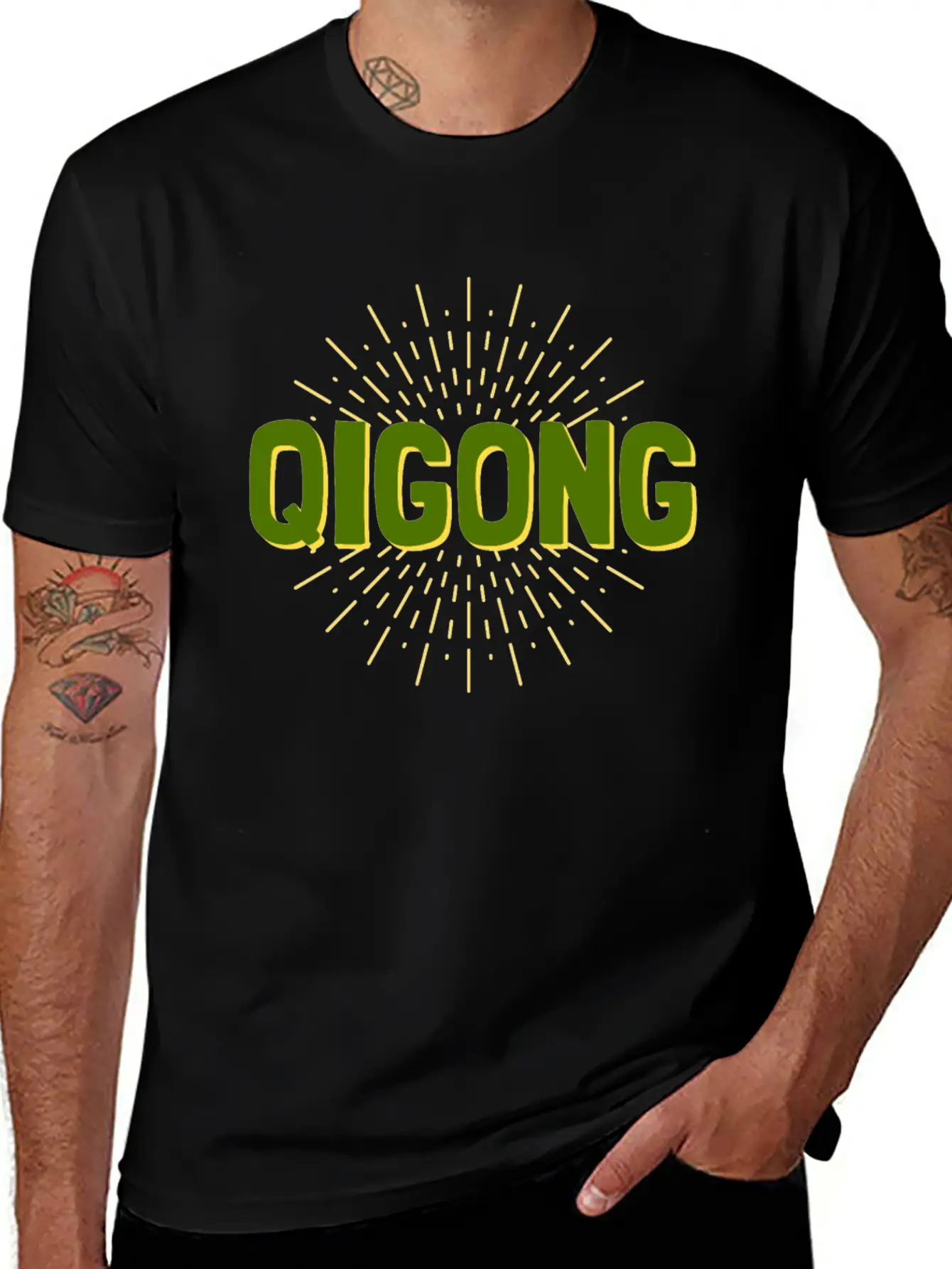 Qigong Qi Gong Chinese Exercise Gift Soft Cotton Short Sleeve Tee – Unisex Wardrobe Staple