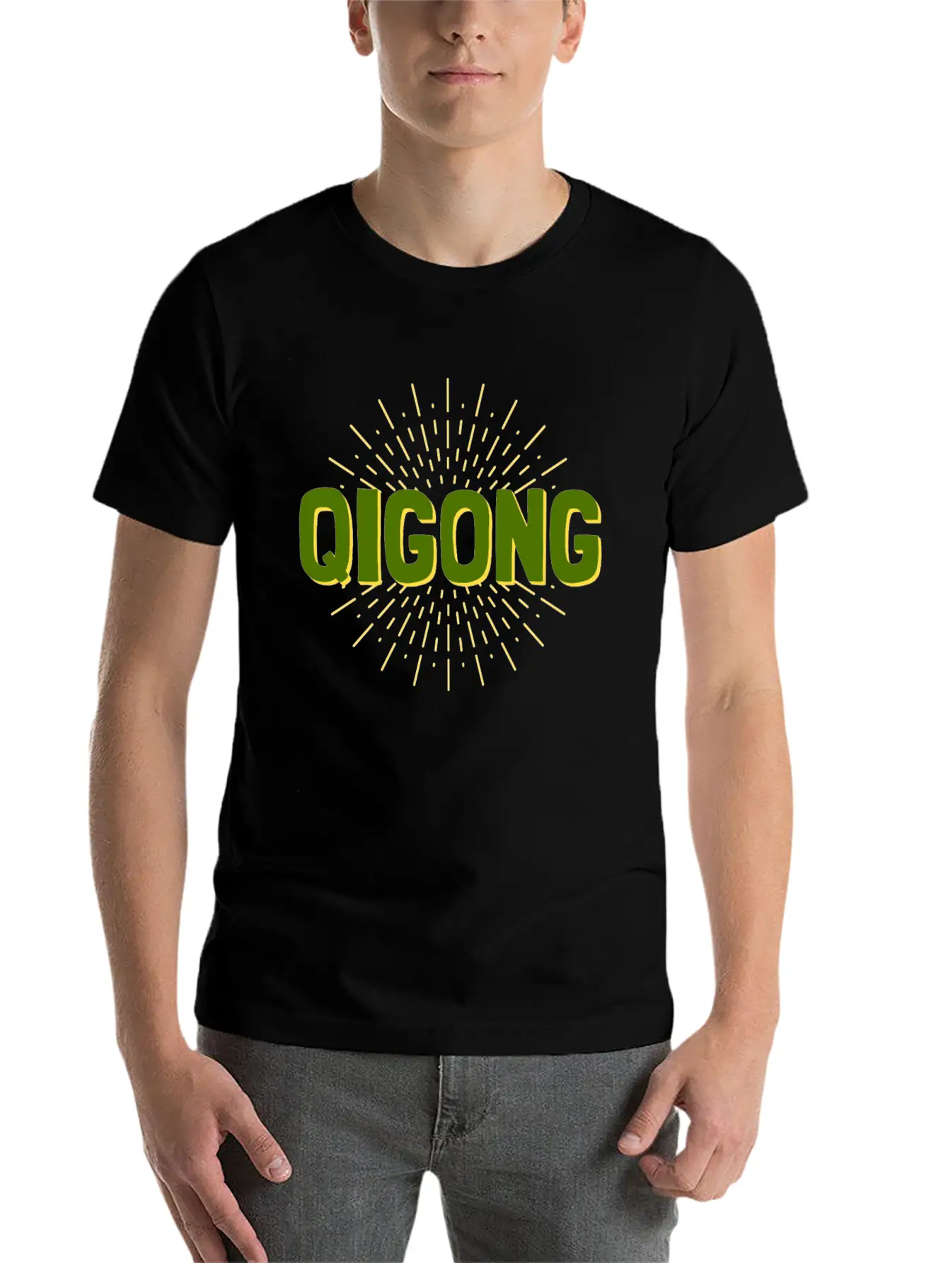 Qigong Qi Gong Chinese Exercise Gift Soft Cotton Short Sleeve Tee – Unisex Wardrobe Staple