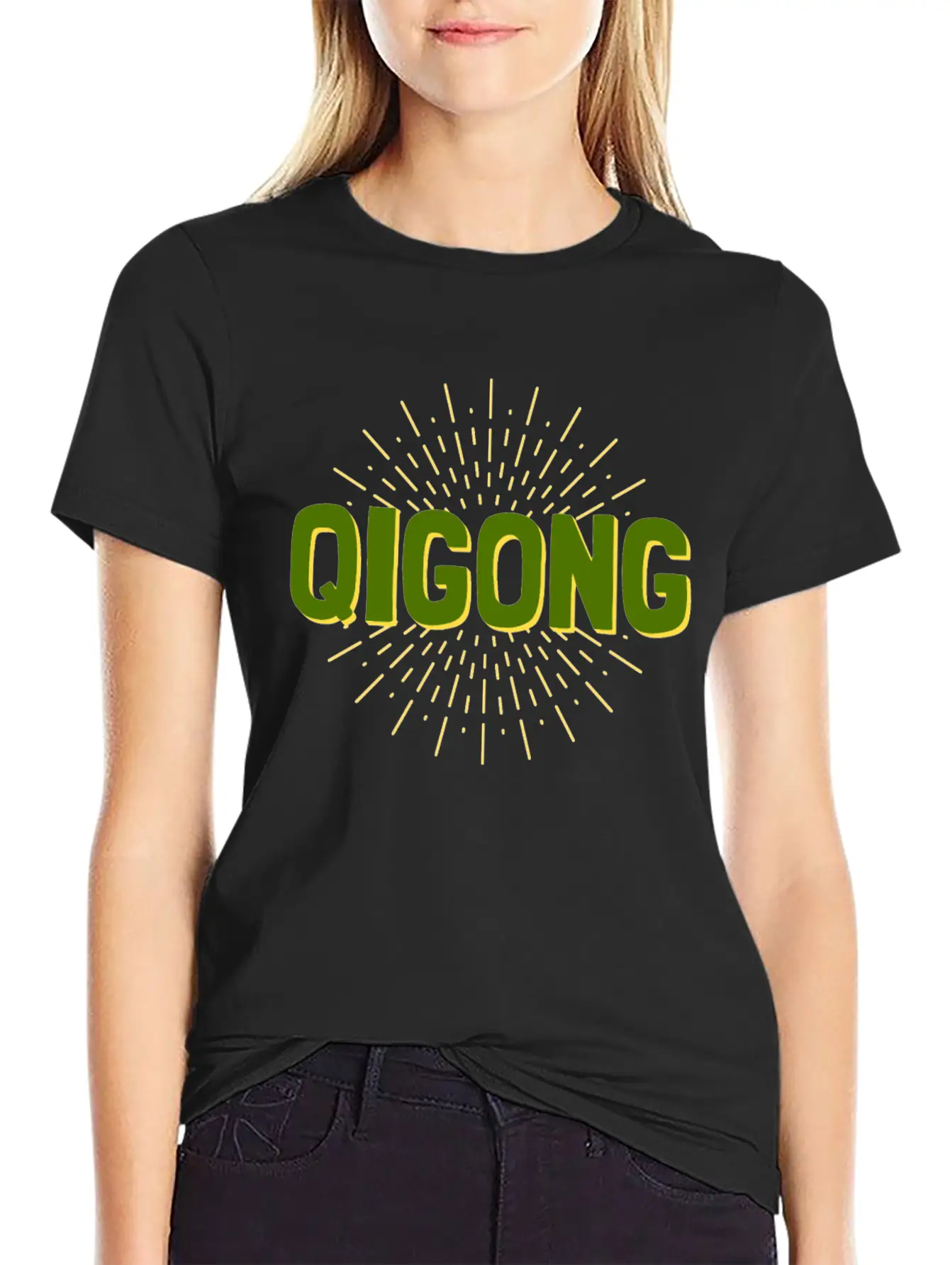 Qigong Qi Gong Chinese Exercise Gift Soft Cotton Short Sleeve Tee – Unisex Wardrobe Staple