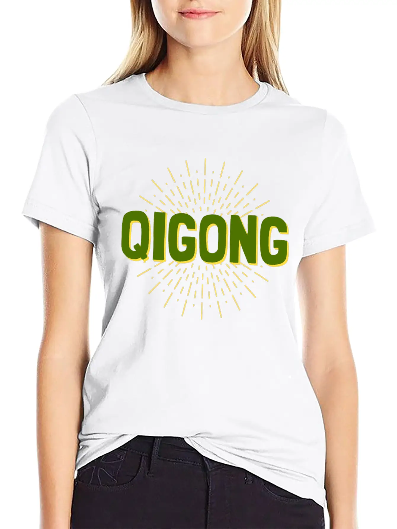 Qigong Qi Gong Chinese Exercise Gift Soft Cotton Short Sleeve Tee – Unisex Wardrobe Staple