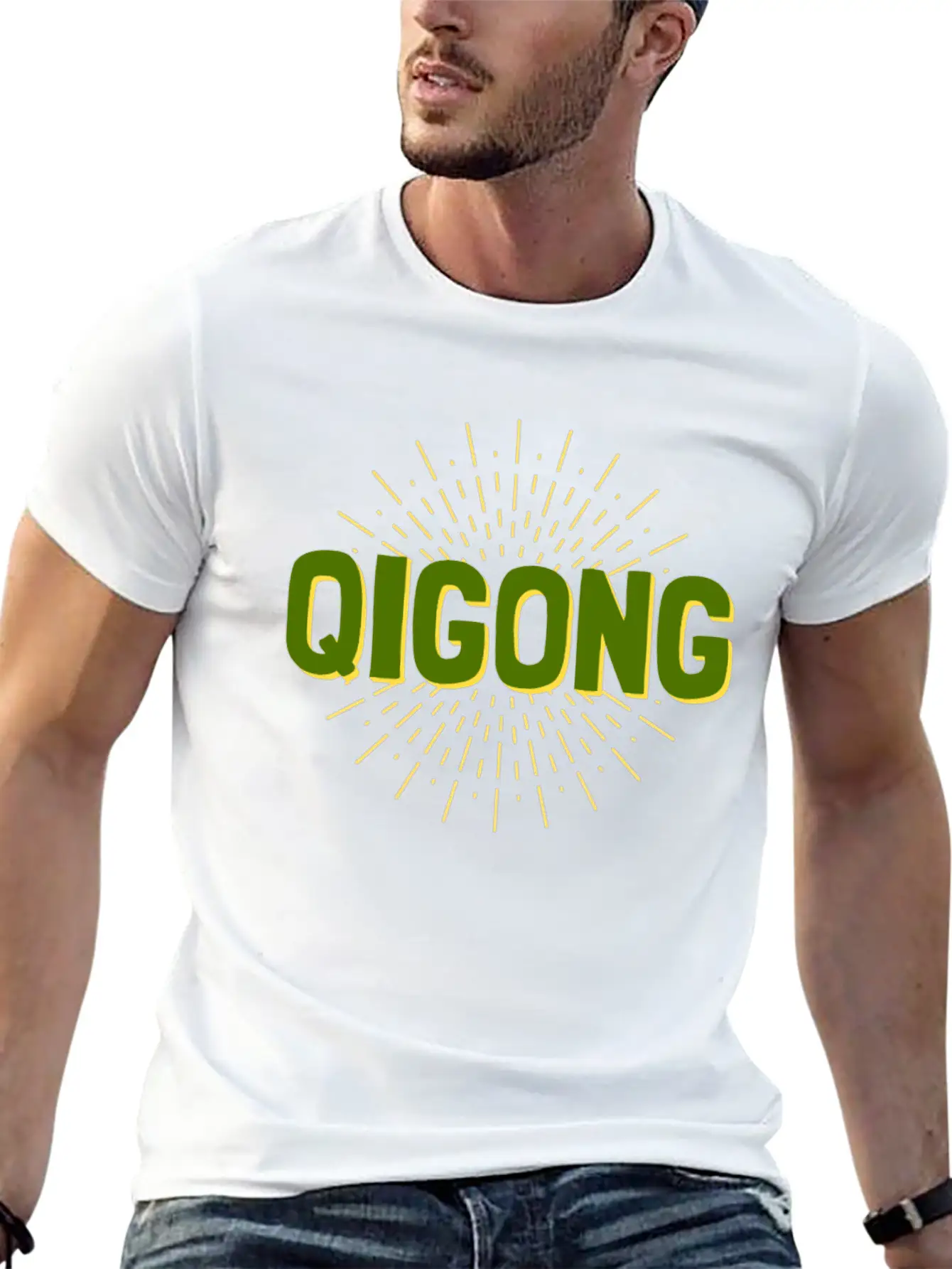 Qigong Qi Gong Chinese Exercise Gift Soft Cotton Short Sleeve Tee – Unisex Wardrobe Staple
