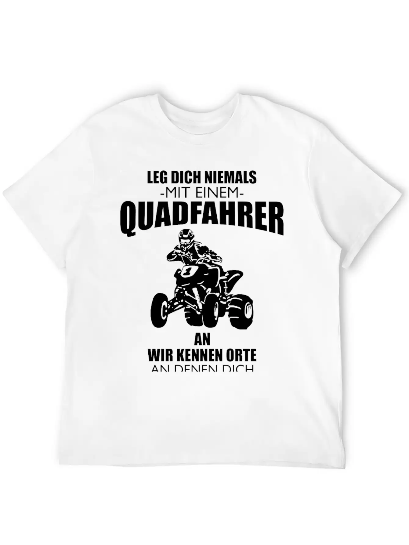 Quad Rider Gift Offroad Off-road Vehicle Lightweight Cotton T-Shirt – Daily Comfort Graphic Shirt