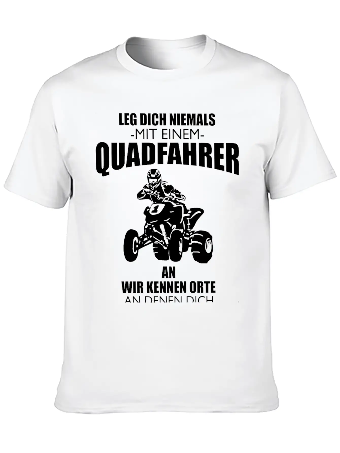 Quad Rider Gift Offroad Off-road Vehicle Lightweight Cotton T-Shirt – Daily Comfort Graphic Shirt