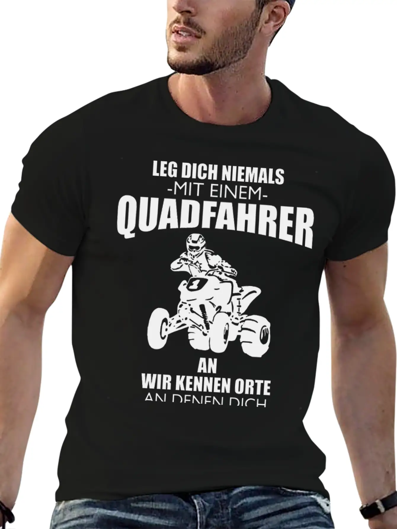 Quad Rider Gift Offroad Off-road Vehicle Lightweight Cotton T-Shirt – Daily Comfort Graphic Shirt