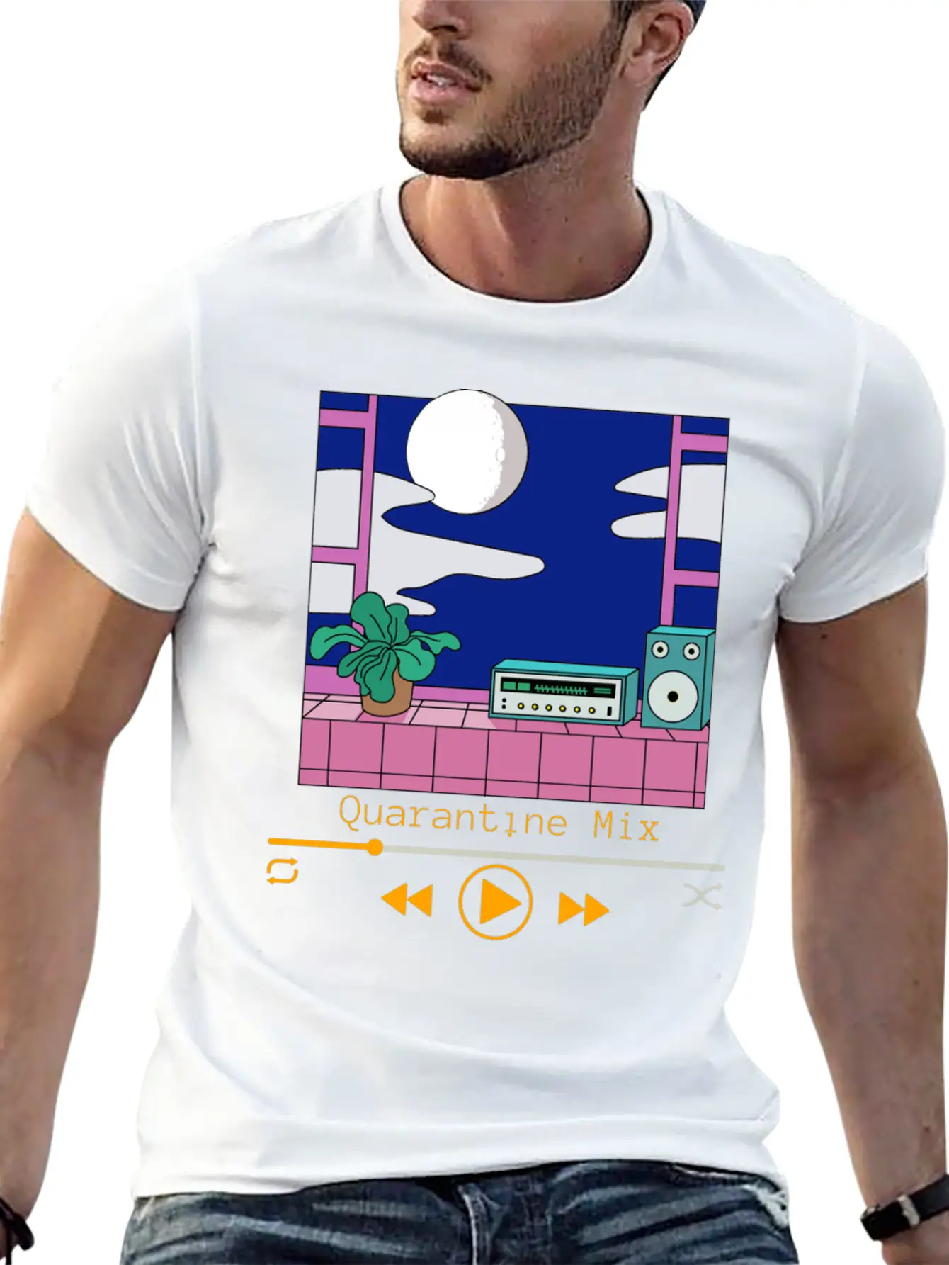 Quarantine Mix NIGHT Soft Cotton Short Sleeve Tee – Unisex Wardrobe Staple