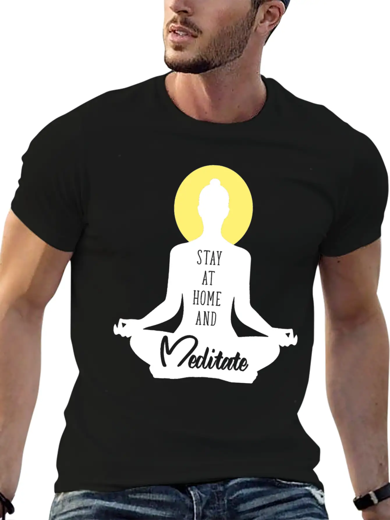 Quarantine Quotes Social Distance Stay At Home Unisex Casual T-Shirt – Clean Design For Daily Comfort