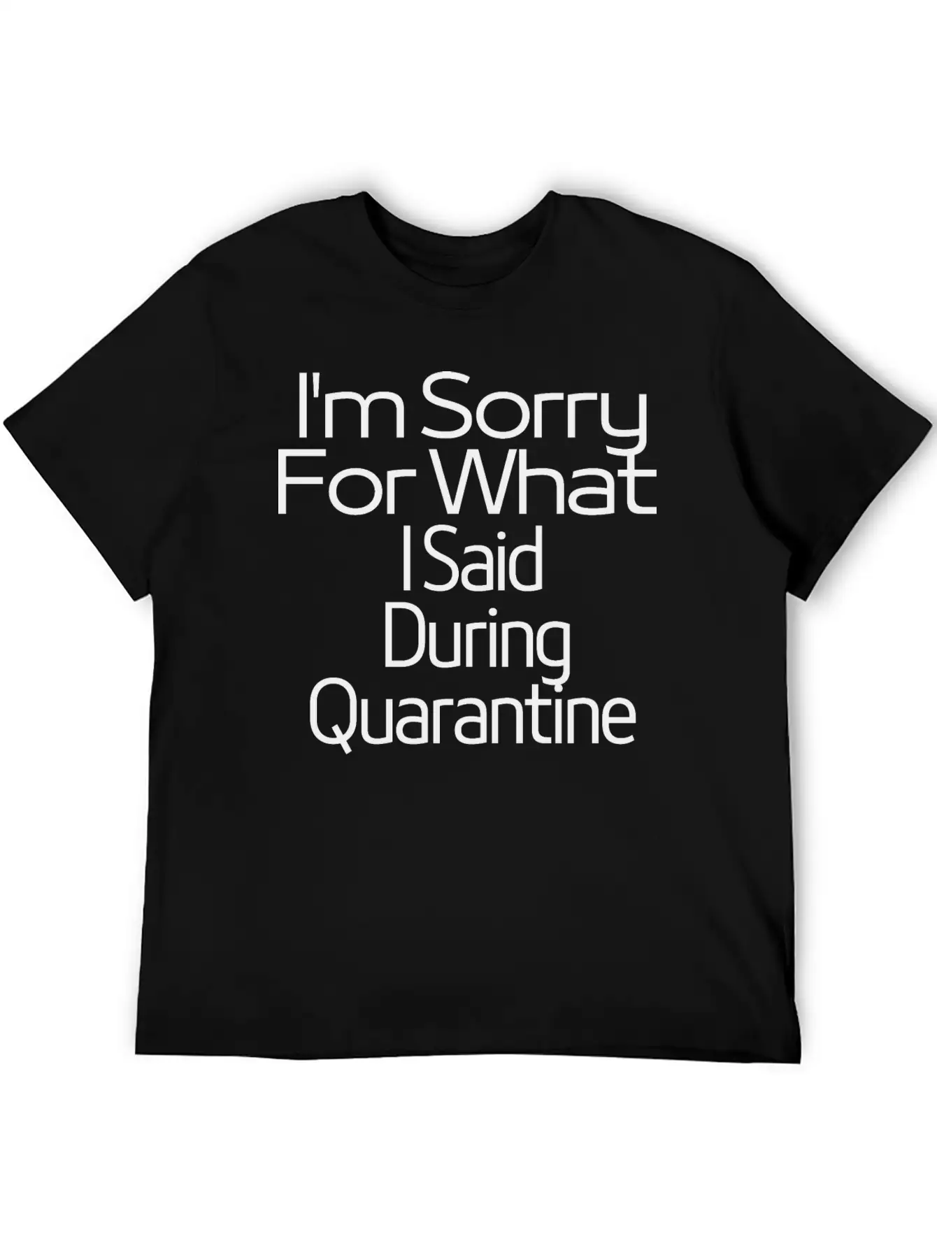 Quarantine Unisex Casual T-Shirt – Clean Design For Daily Comfort