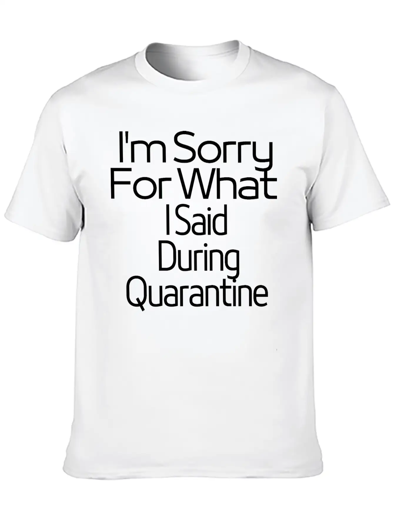 Quarantine Unisex Casual T-Shirt – Clean Design For Daily Comfort