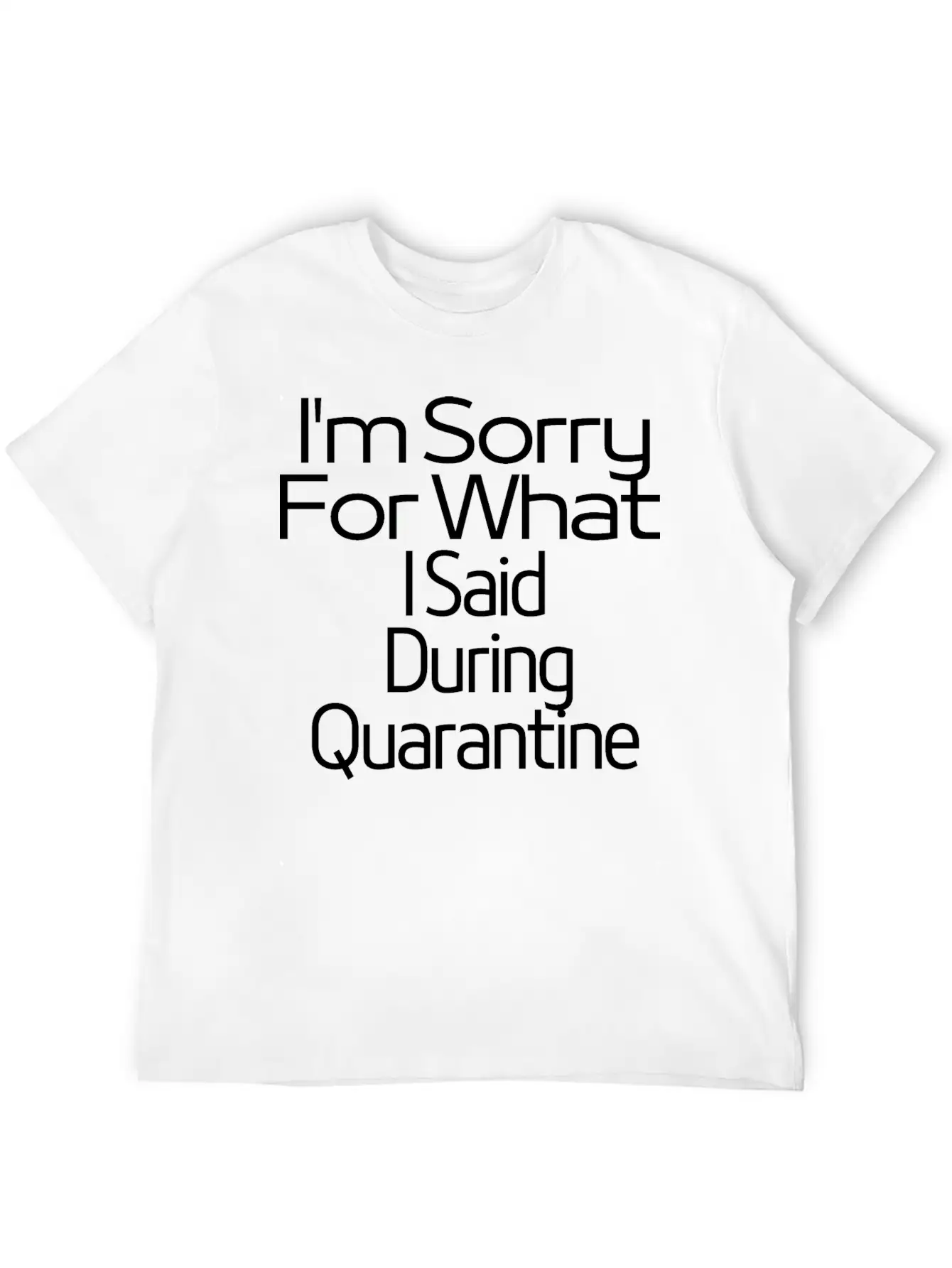 Quarantine Unisex Casual T-Shirt – Clean Design For Daily Comfort