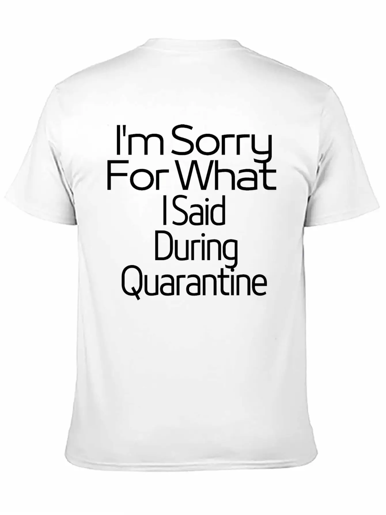 Quarantine Unisex Casual T-Shirt – Clean Design For Daily Comfort