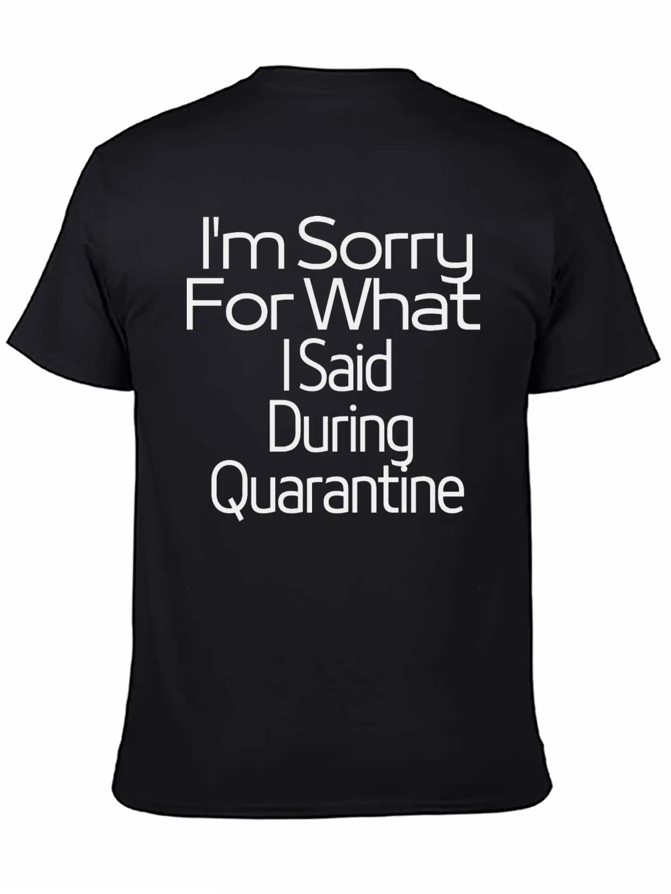 Quarantine Unisex Casual T-Shirt – Clean Design For Daily Comfort