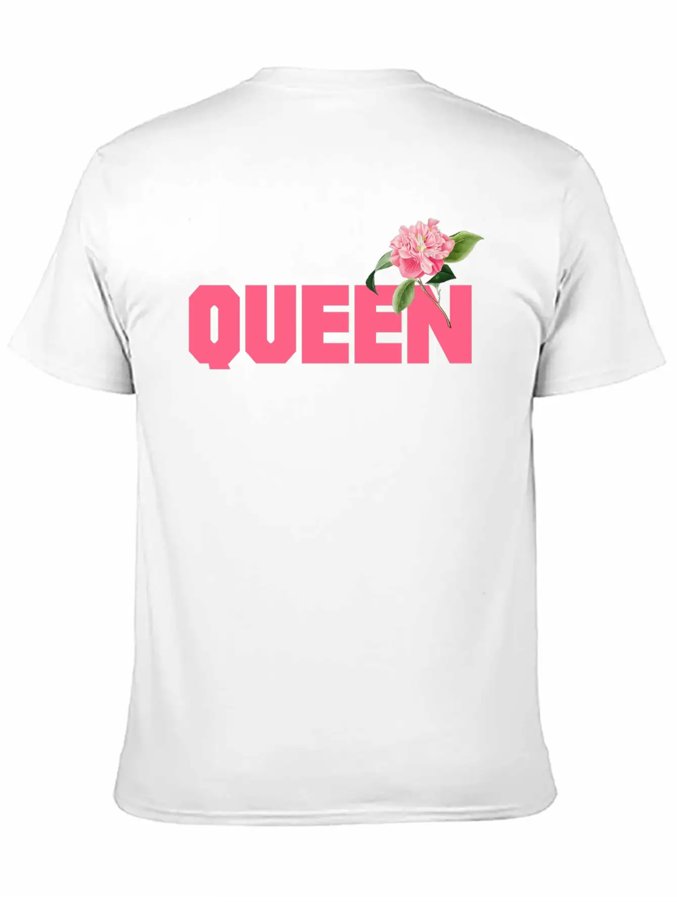 Queen Comfortable Minimalist Graphic Tee – Summer Style Essential