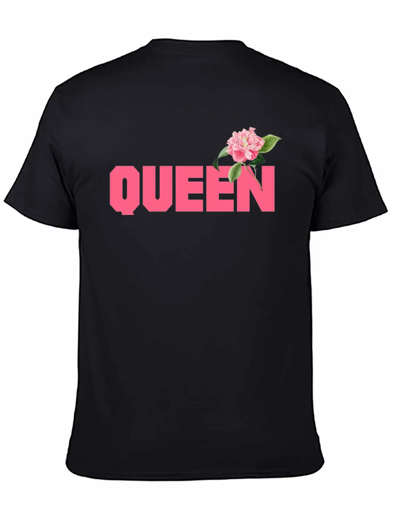 Queen Comfortable Minimalist Graphic Tee – Summer Style Essential